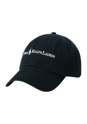 Polo Ralph Lauren Men's Cotton Twill Ball Cap, Black