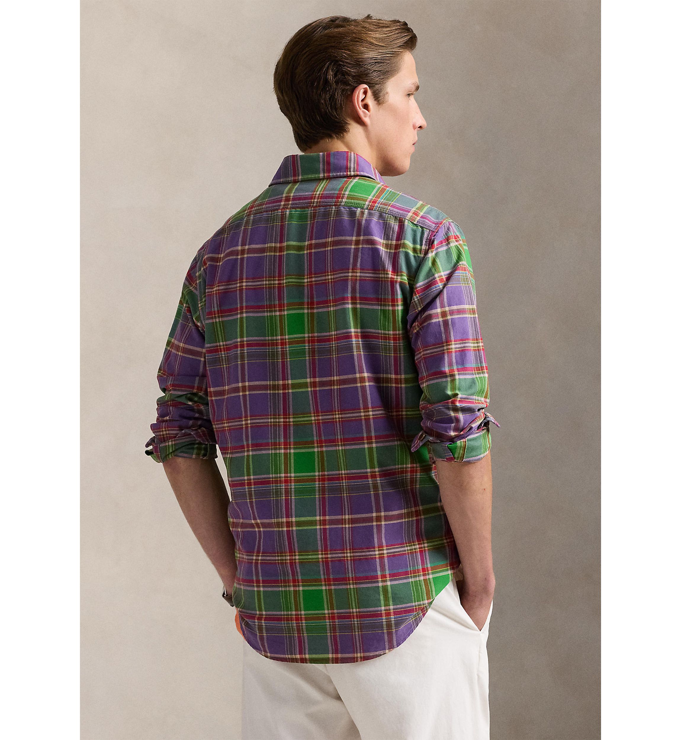Classic Fit Plaid Oxford Workshirt