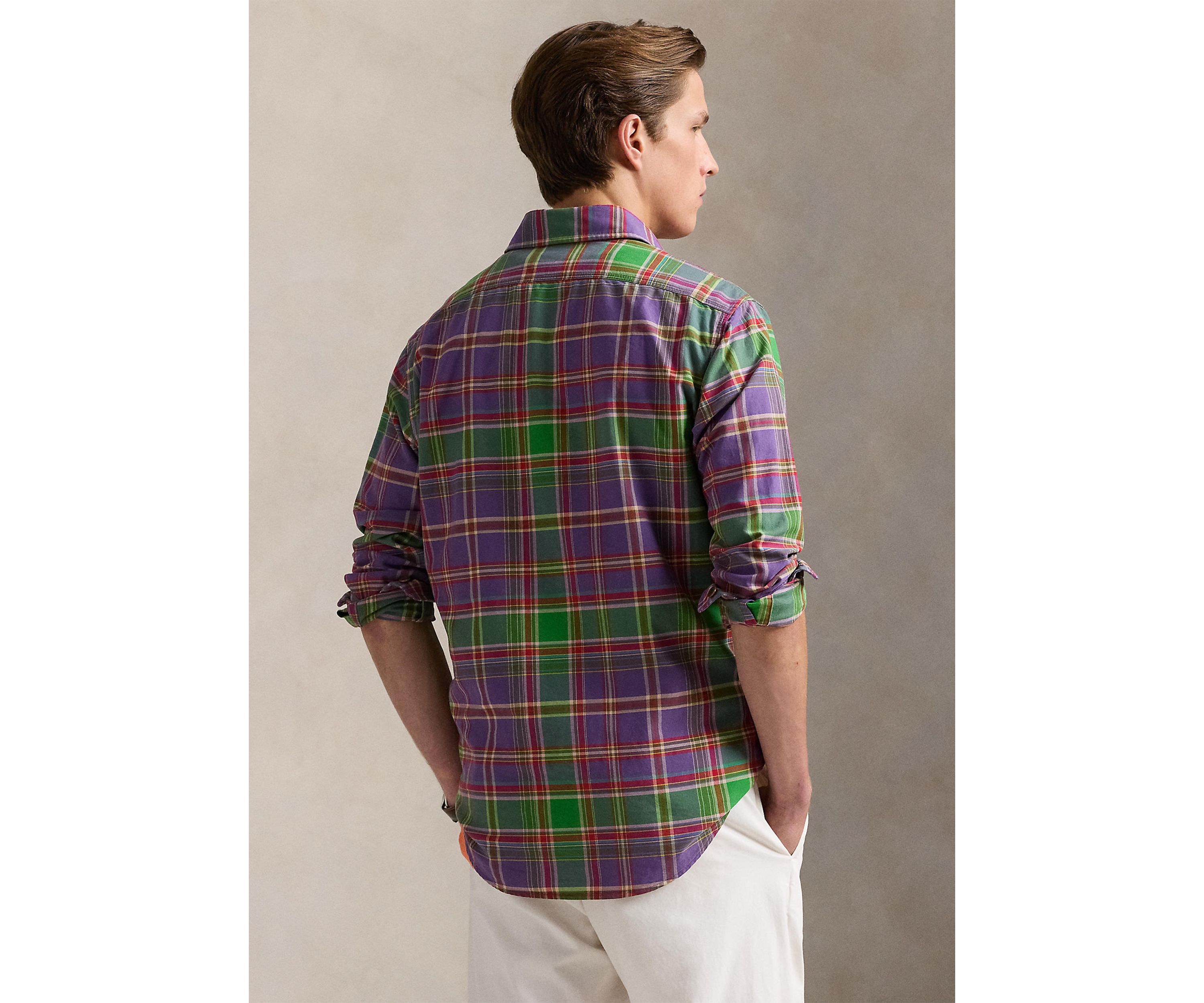 Classic Fit Plaid Oxford Workshirt