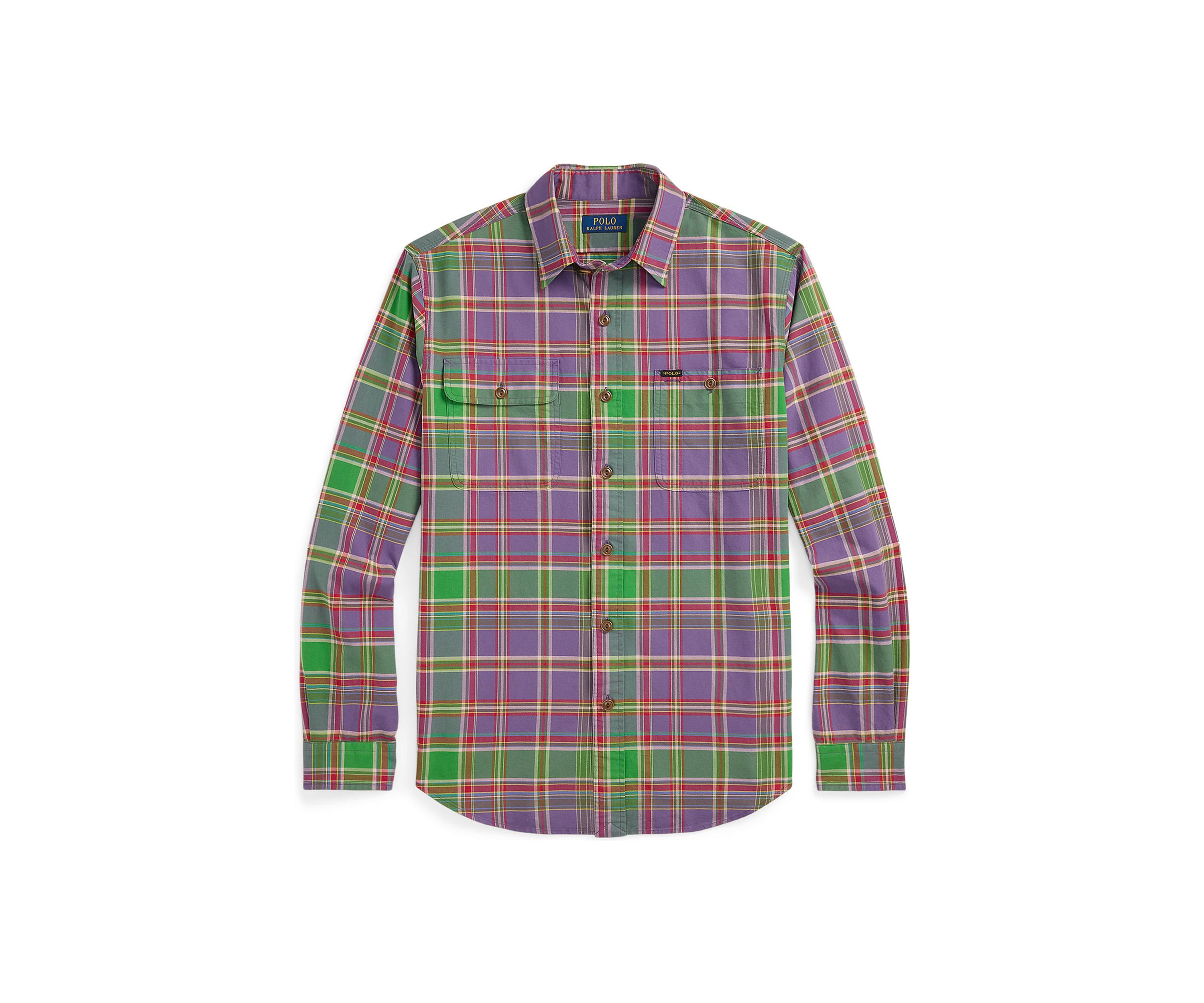 Classic Fit Plaid Oxford Workshirt
