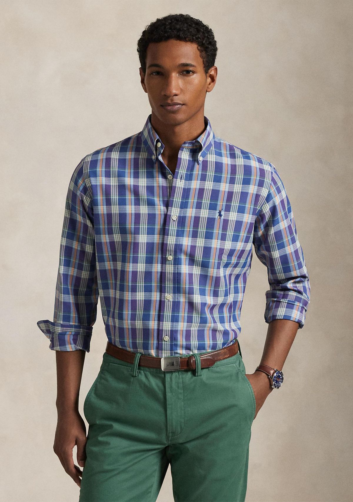 Classic Fit Performance Oxford Shirt