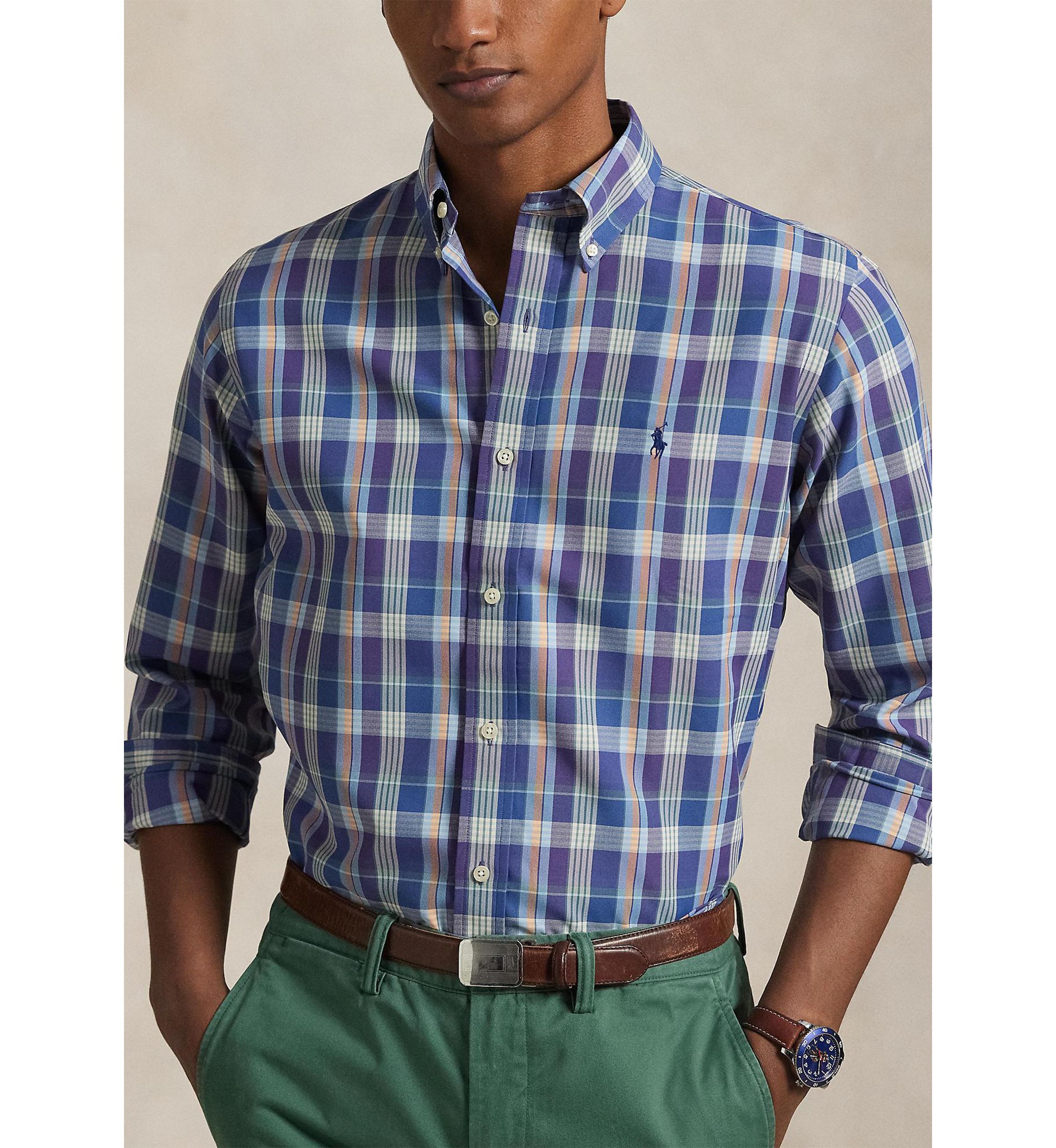 Classic Fit Performance Oxford Shirt