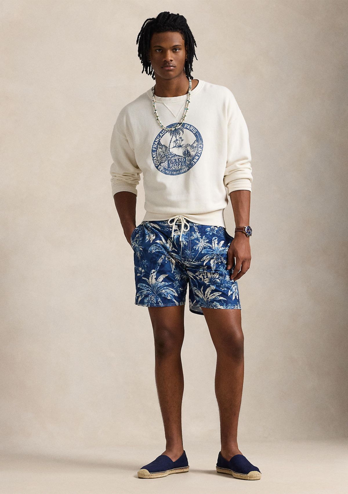 Vintage Fit Fleece Graphic Sweatshirt