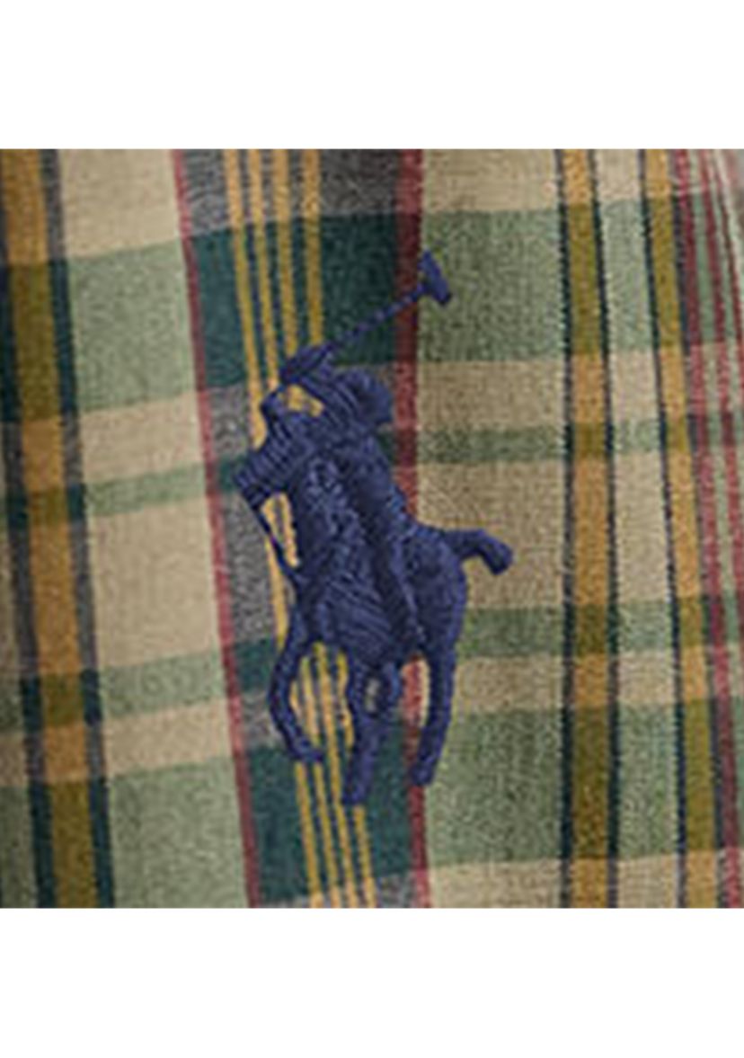 Mens Classic Fit Plaid Performance Shirt