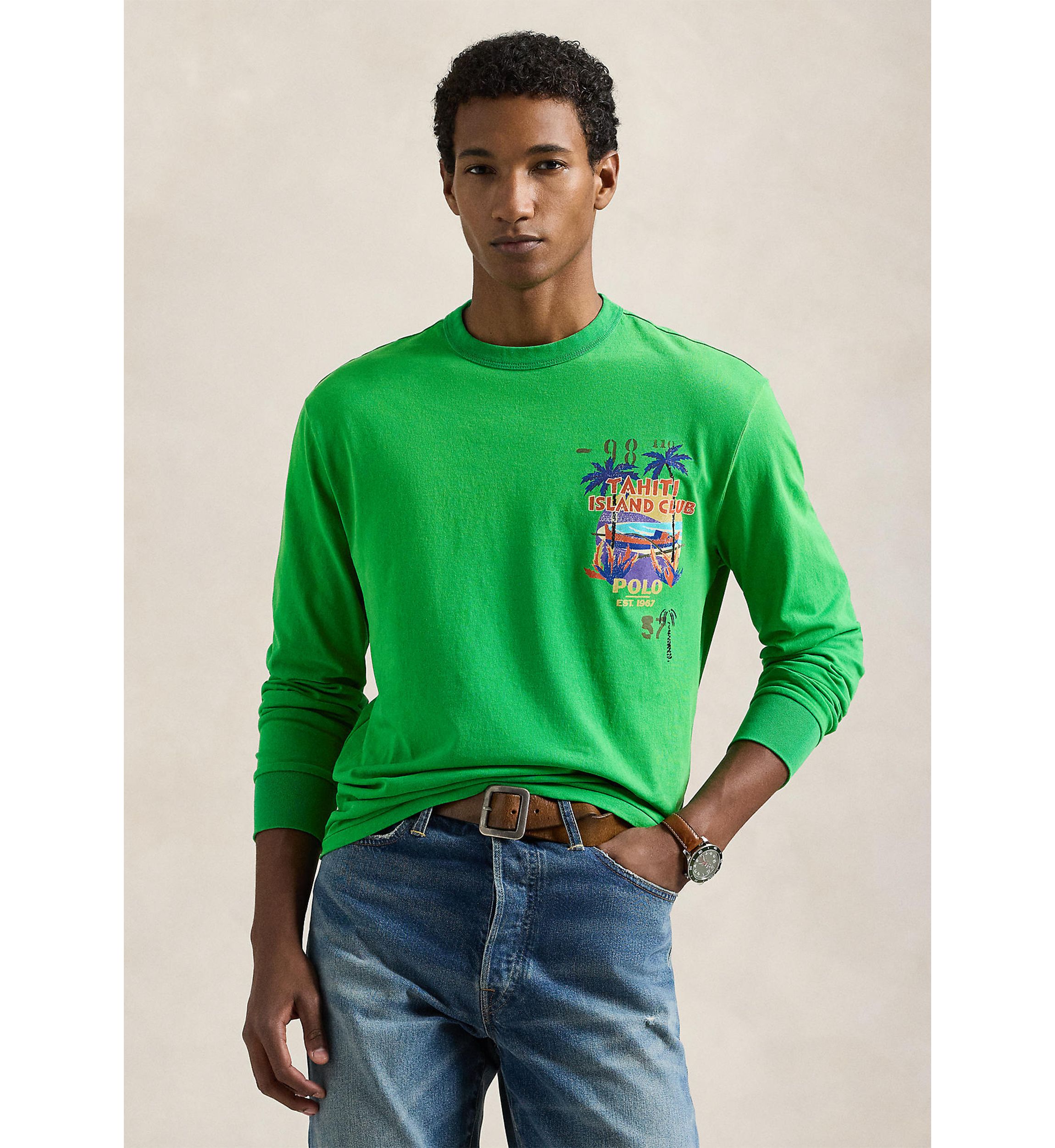 Classic Fit Jersey Graphic T-Shirt
