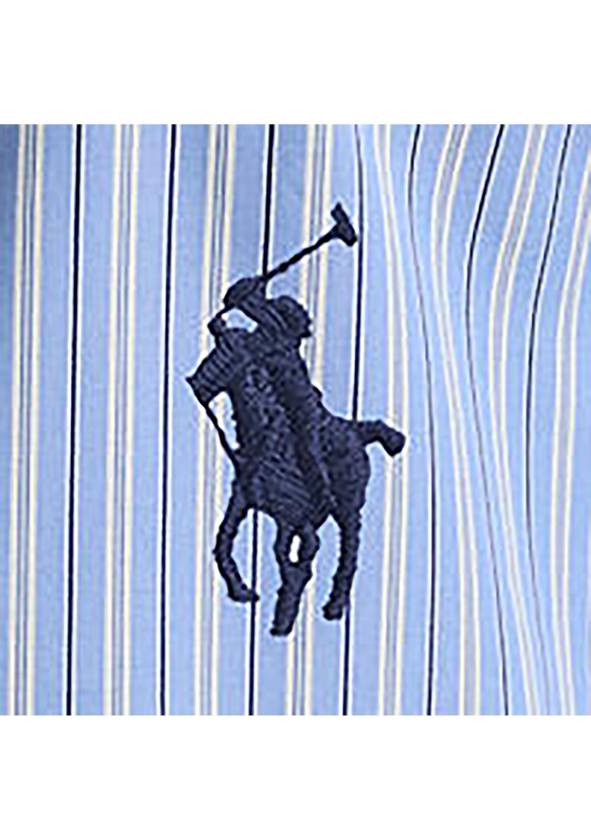 Classic Fit Striped Stretch Poplin Shirt