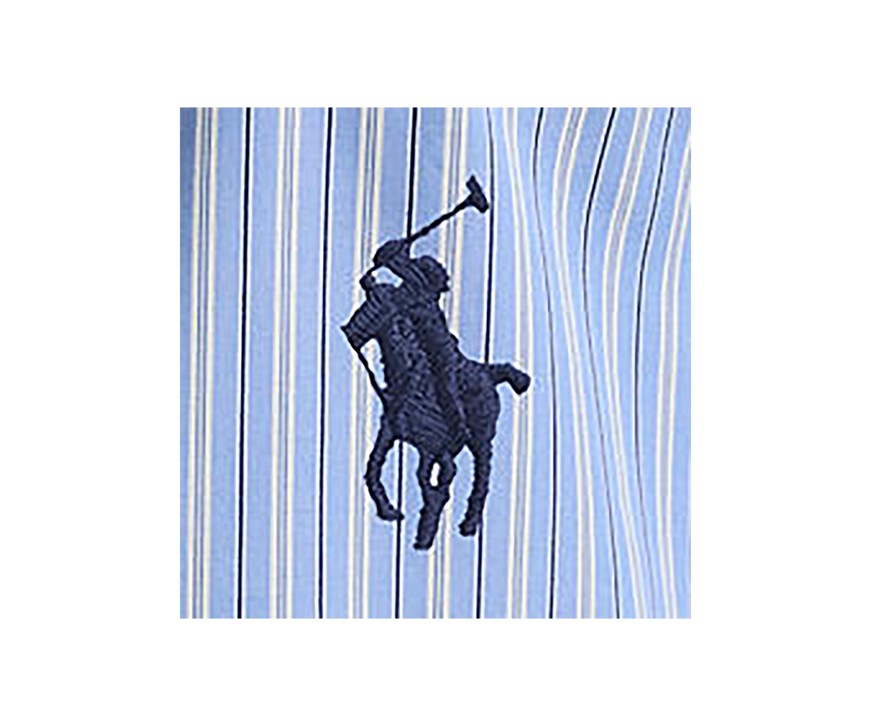 Classic Fit Striped Stretch Poplin Shirt