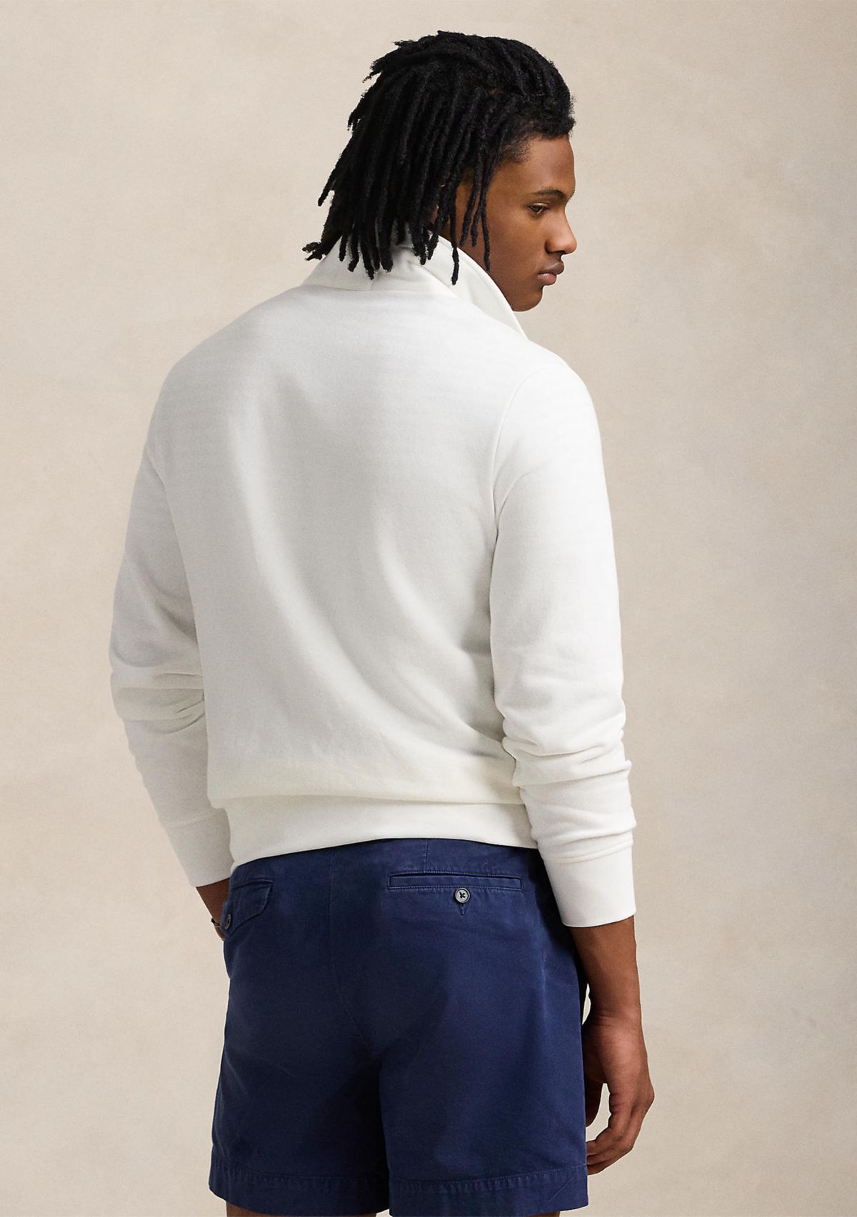 The RL Fleece Logo Collared Sweatshirt