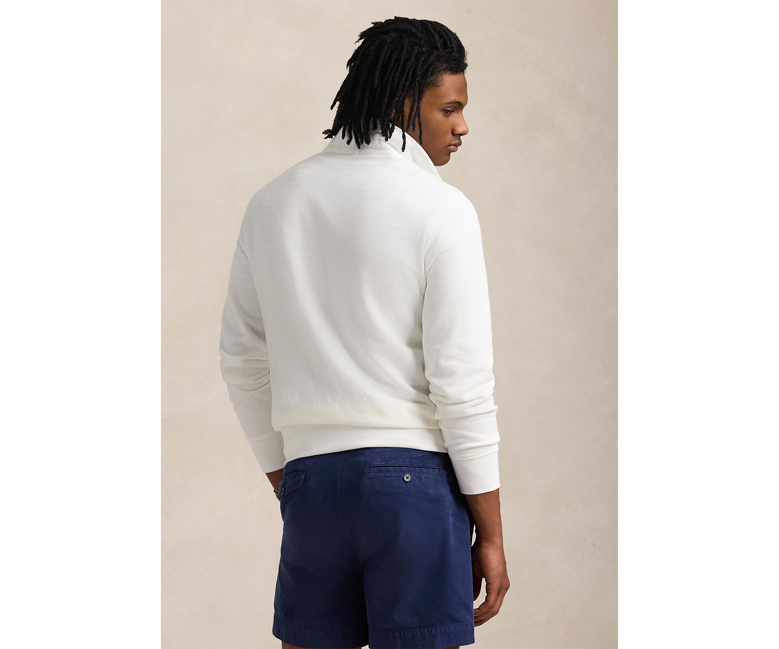 The RL Fleece Logo Collared Sweatshirt