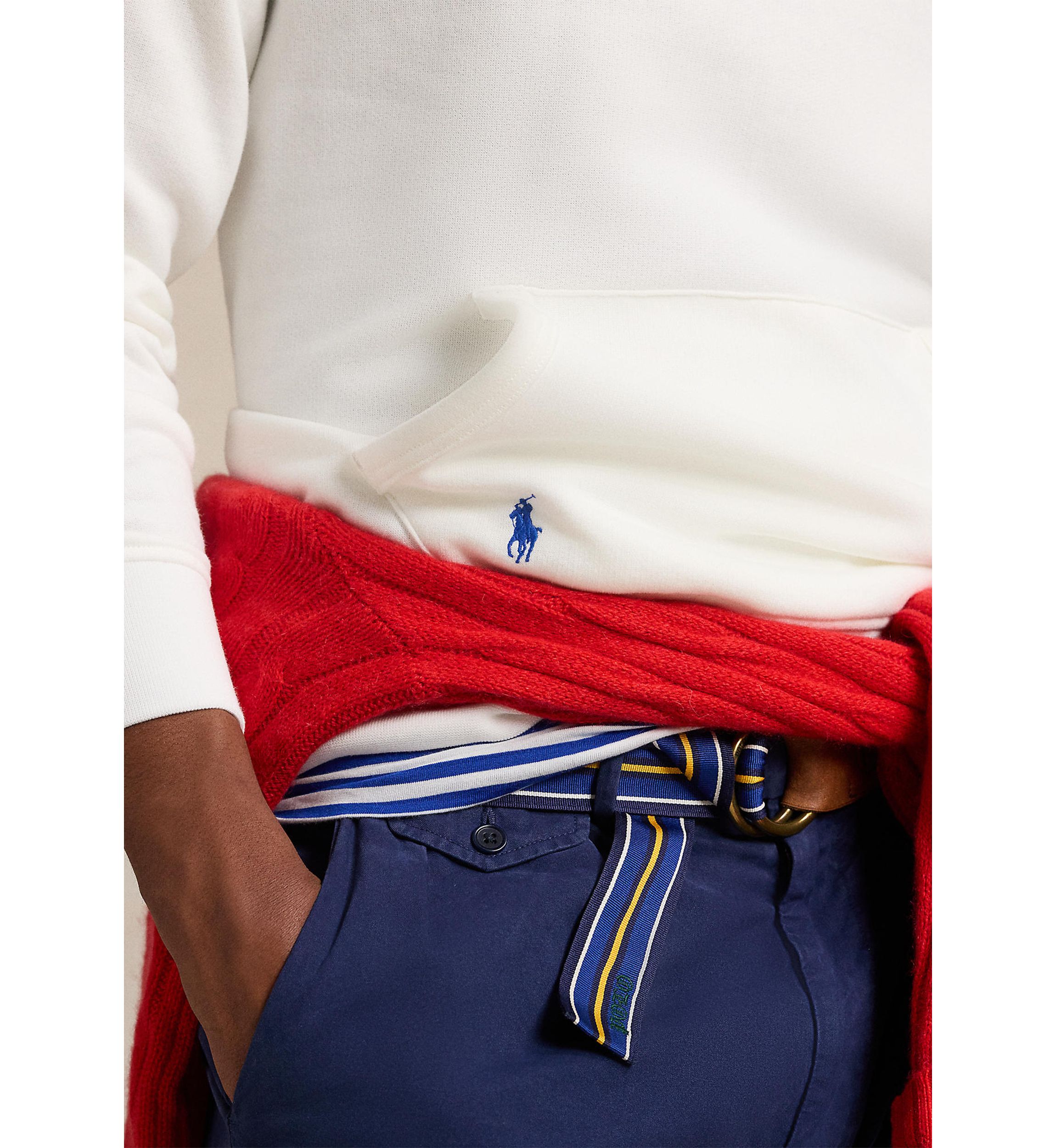 The RL Fleece Logo Collared Sweatshirt