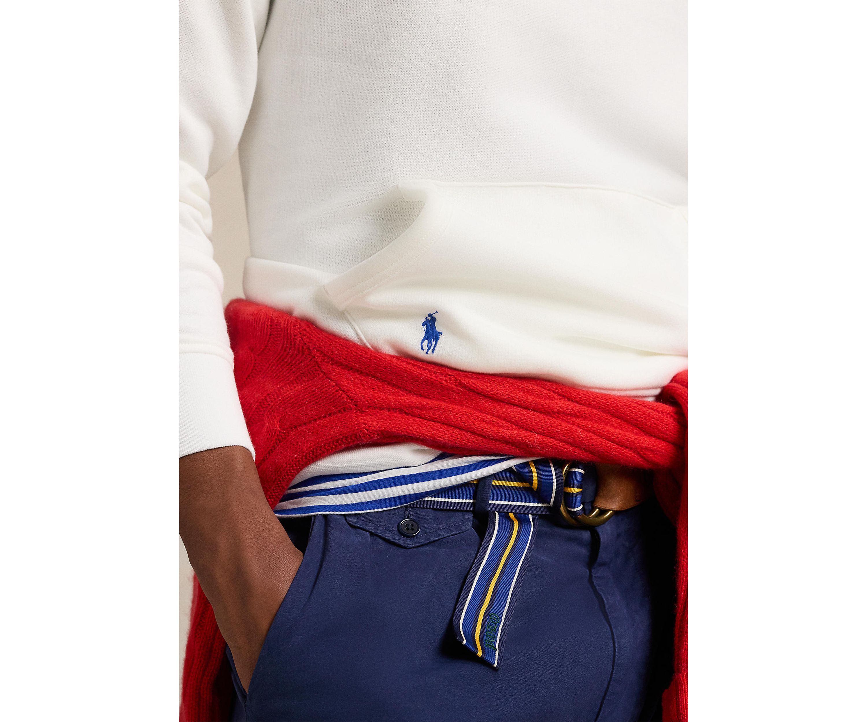 The RL Fleece Logo Collared Sweatshirt