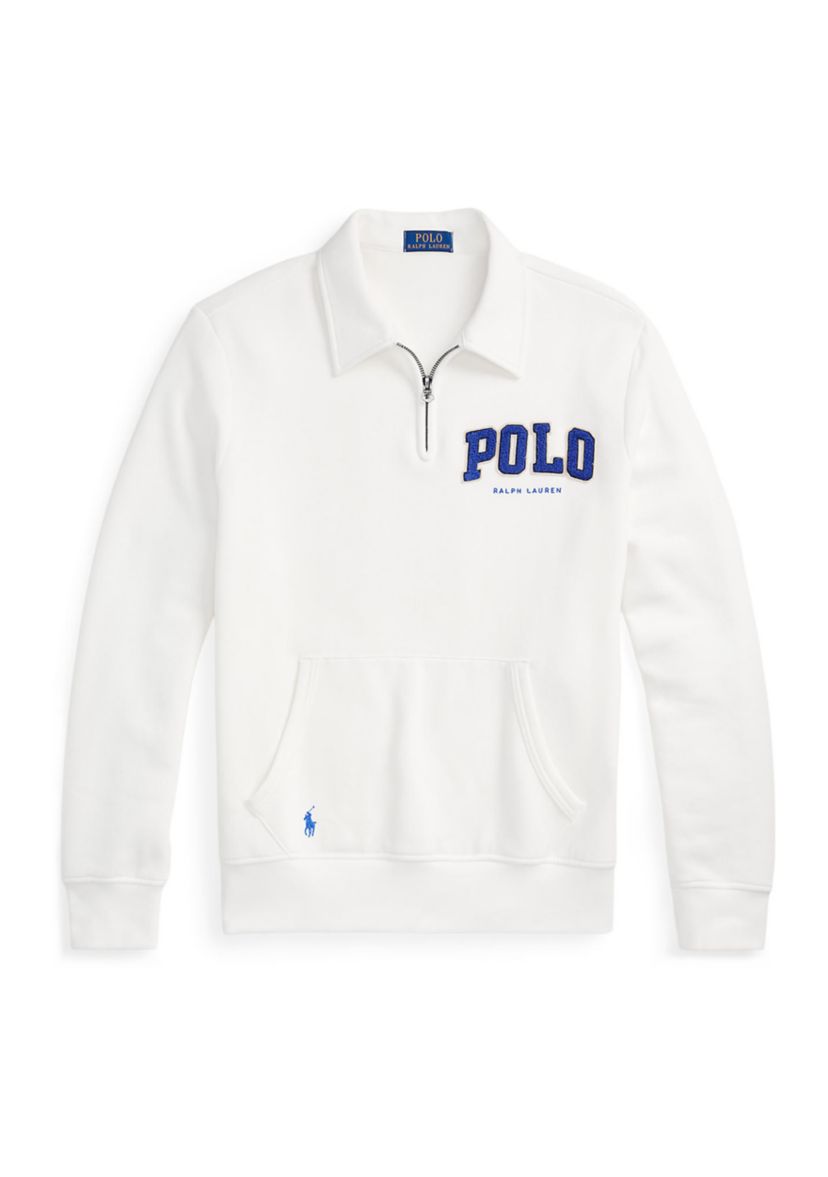 The RL Fleece Logo Collared Sweatshirt