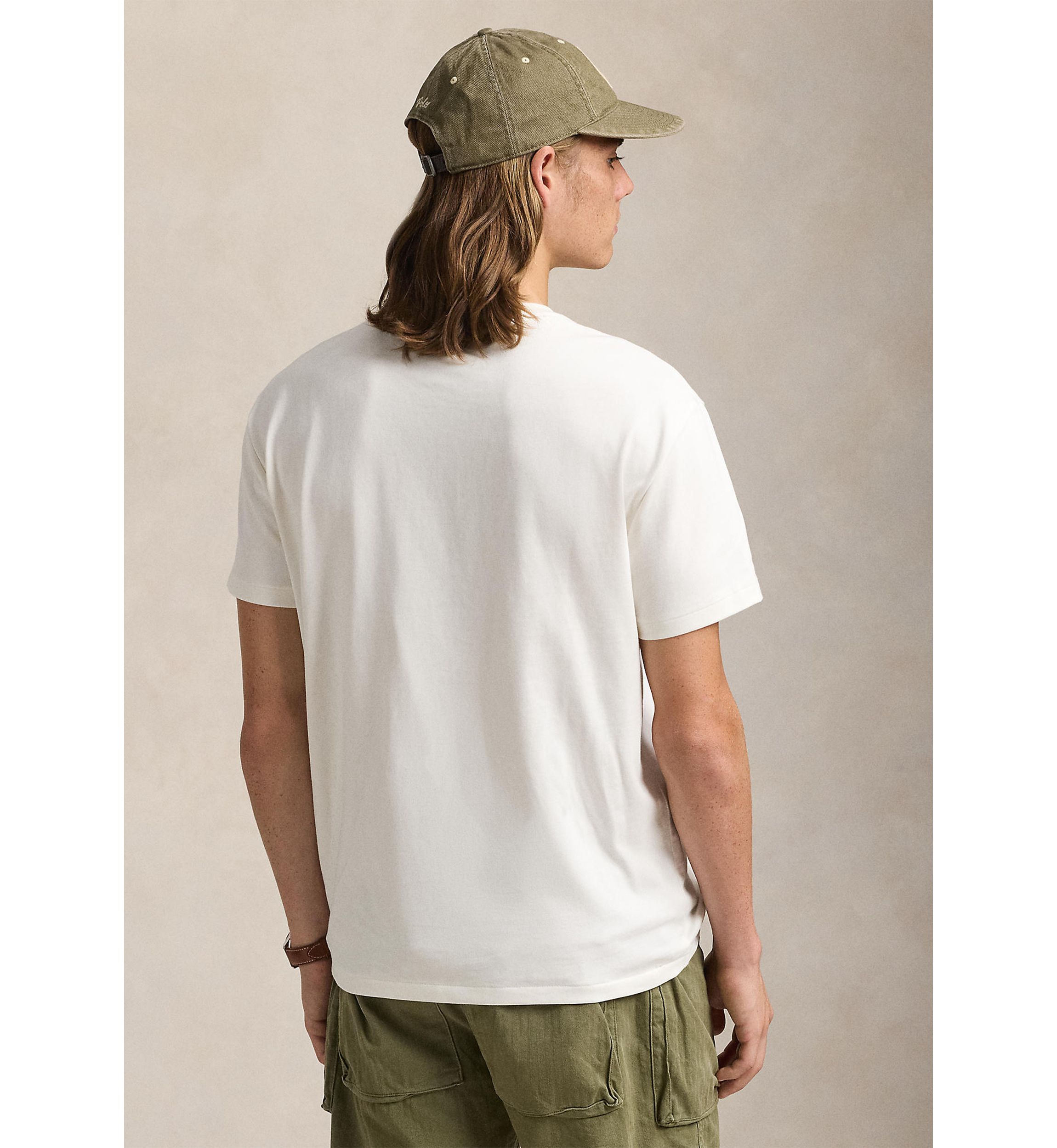 Classic Fit Embroidered Jersey T-Shirt