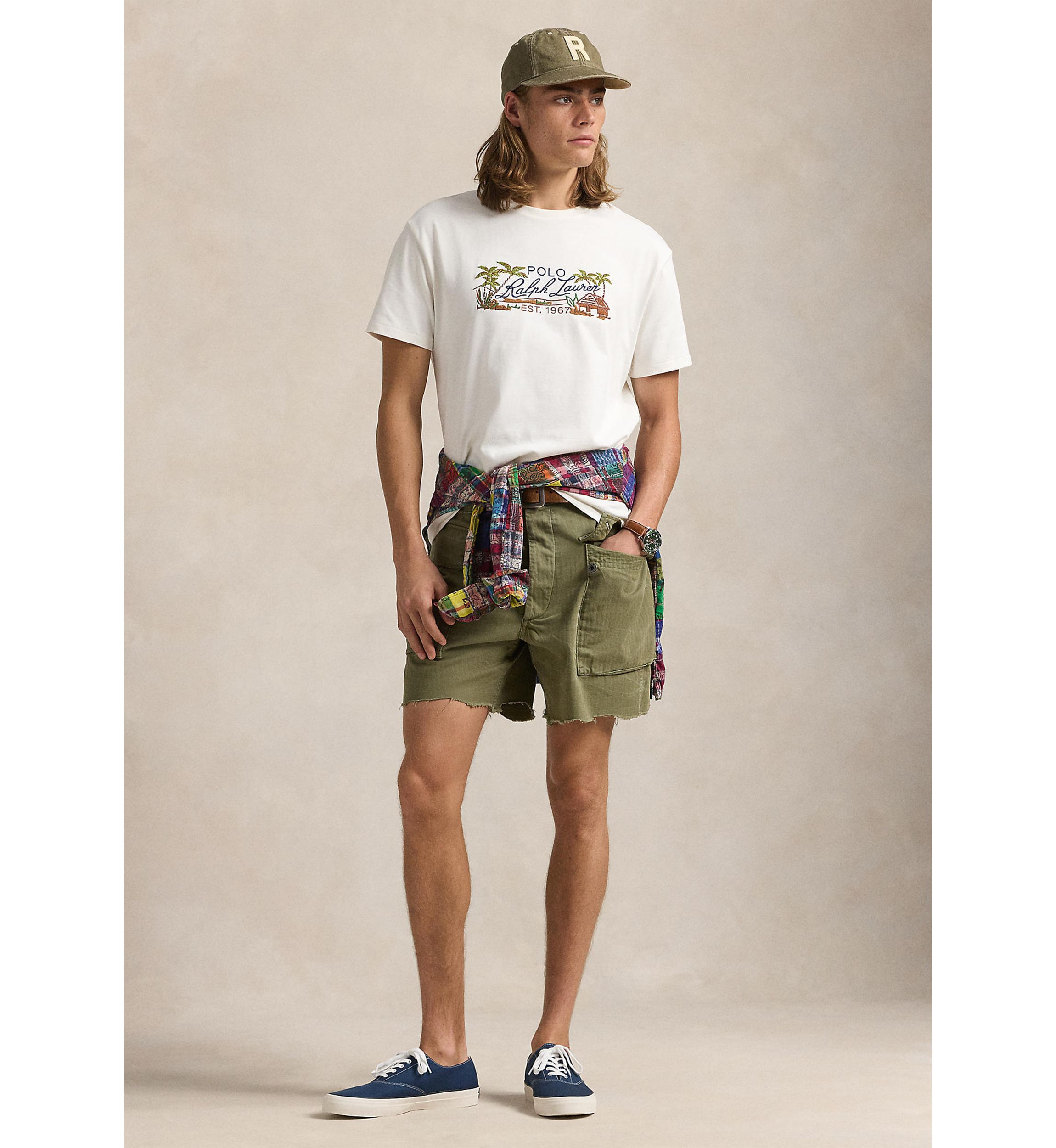 Classic Fit Embroidered Jersey T-Shirt