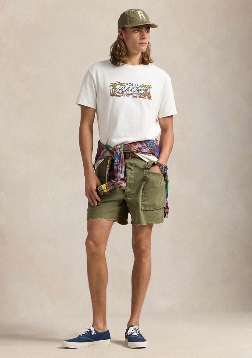 Classic Fit Embroidered Jersey T-Shirt