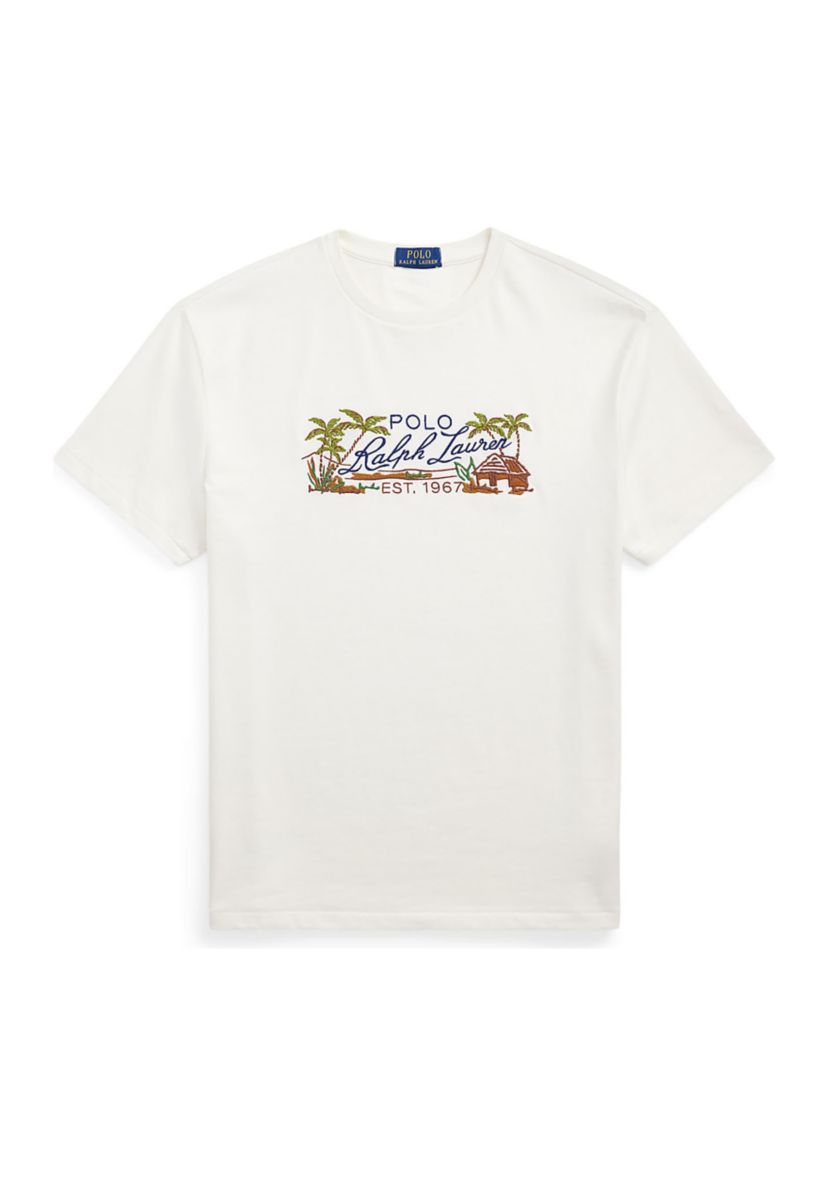 Classic Fit Embroidered Jersey T-Shirt