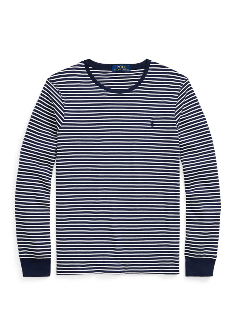 Custom Slim Striped Soft Cotton T-Shirt