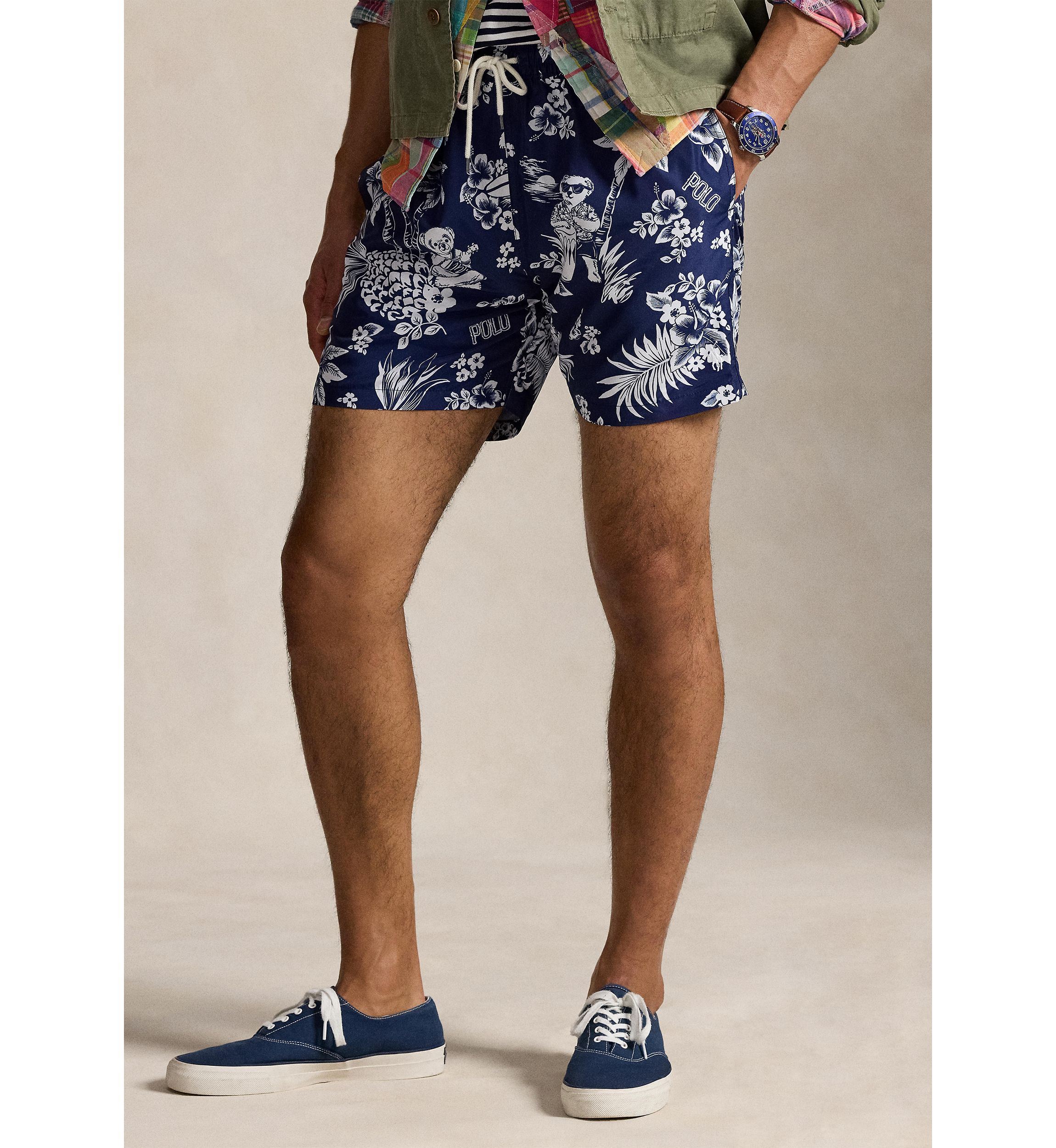 5.75" Traveler Polo Bear Swim Trunks