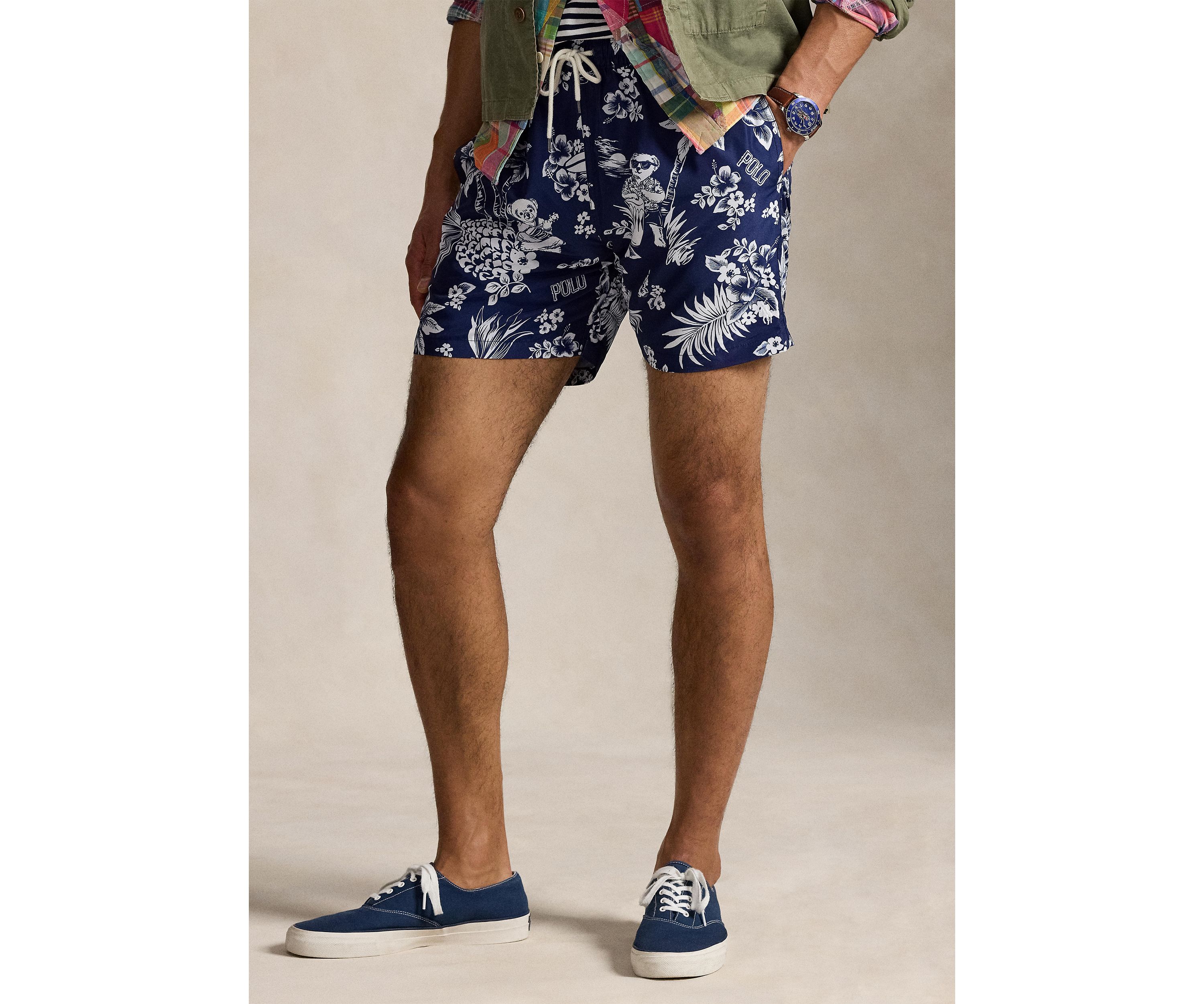 5.75" Traveler Polo Bear Swim Trunks