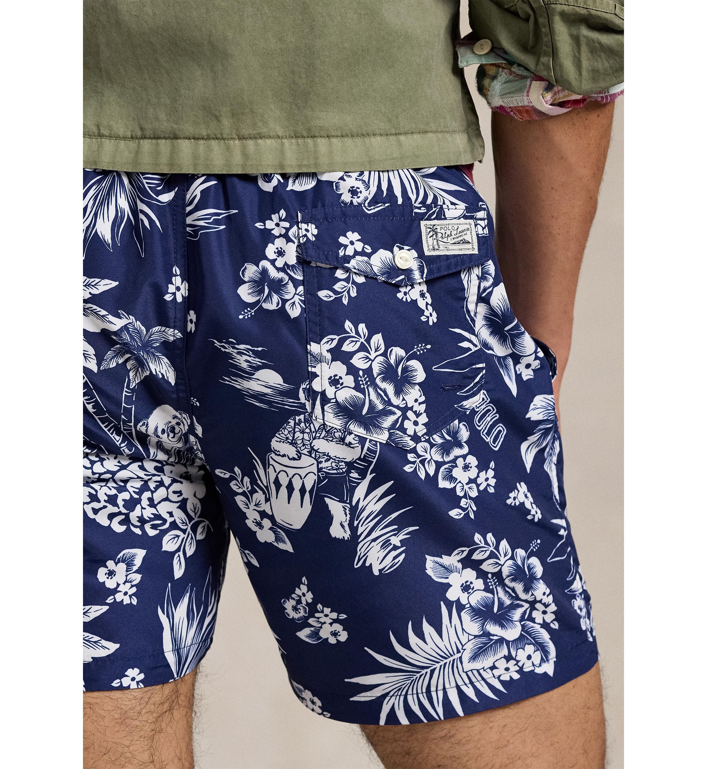 5.75" Traveler Polo Bear Swim Trunks