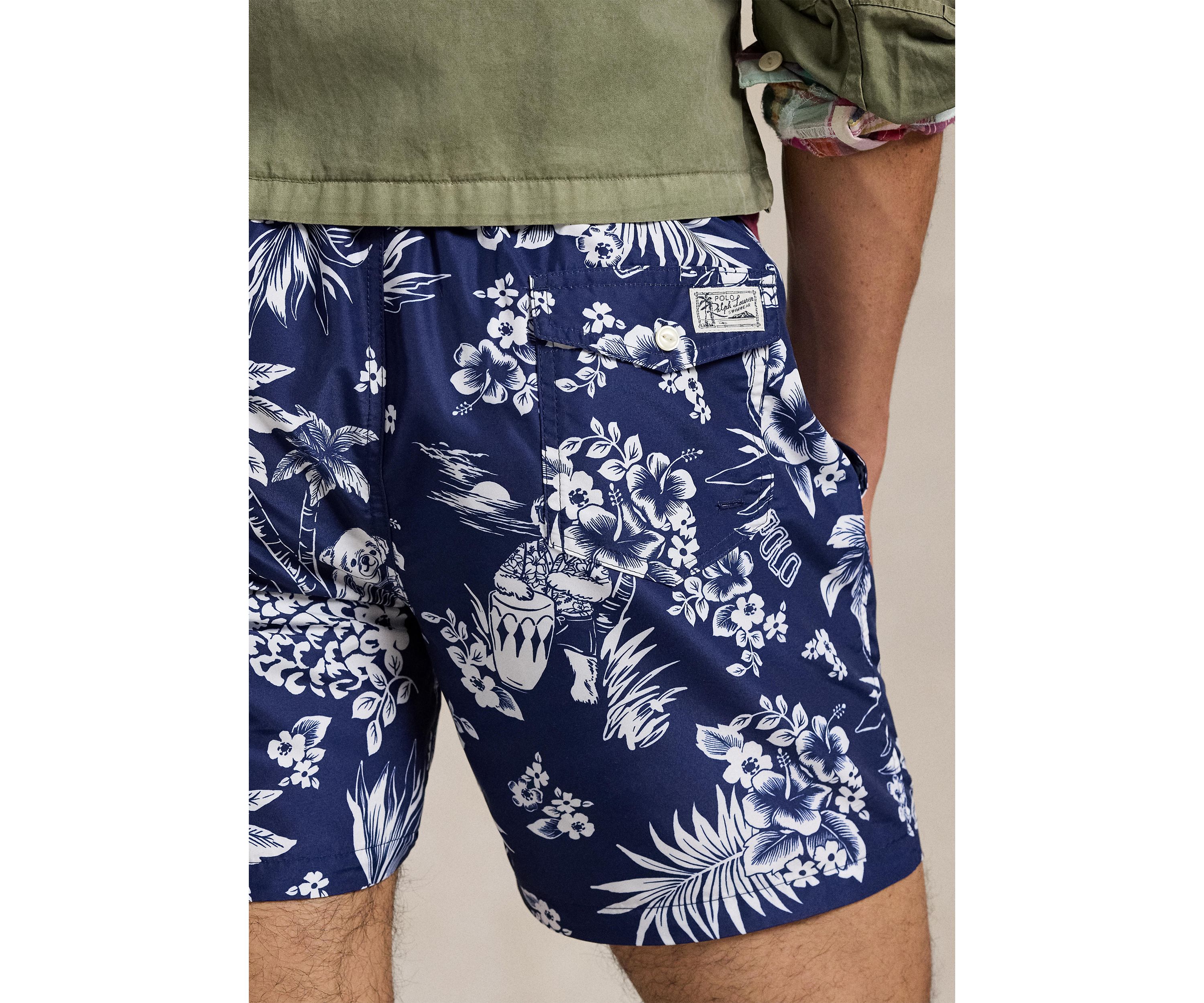 5.75" Traveler Polo Bear Swim Trunks