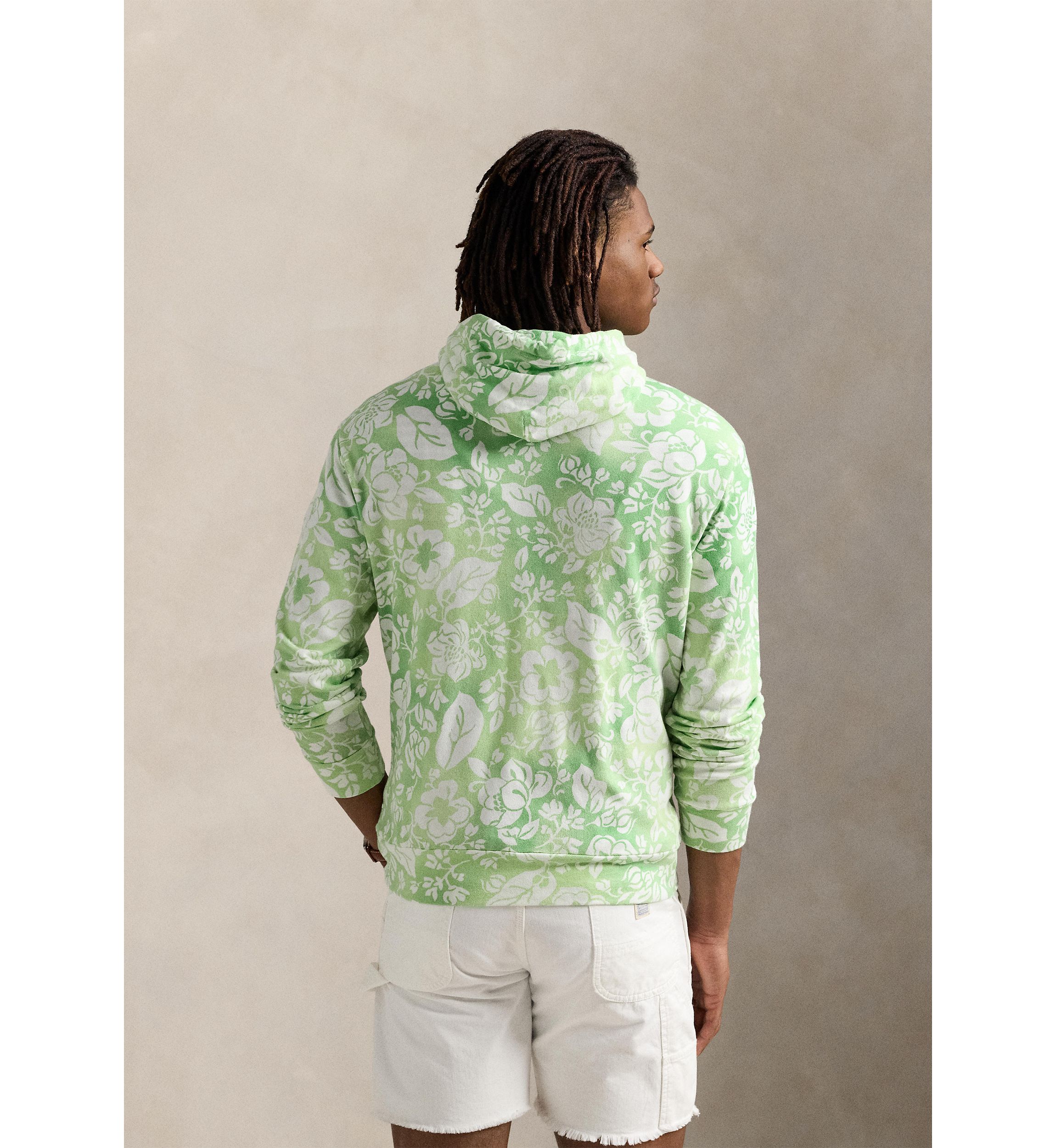 Floral Spa Terry Hoodie