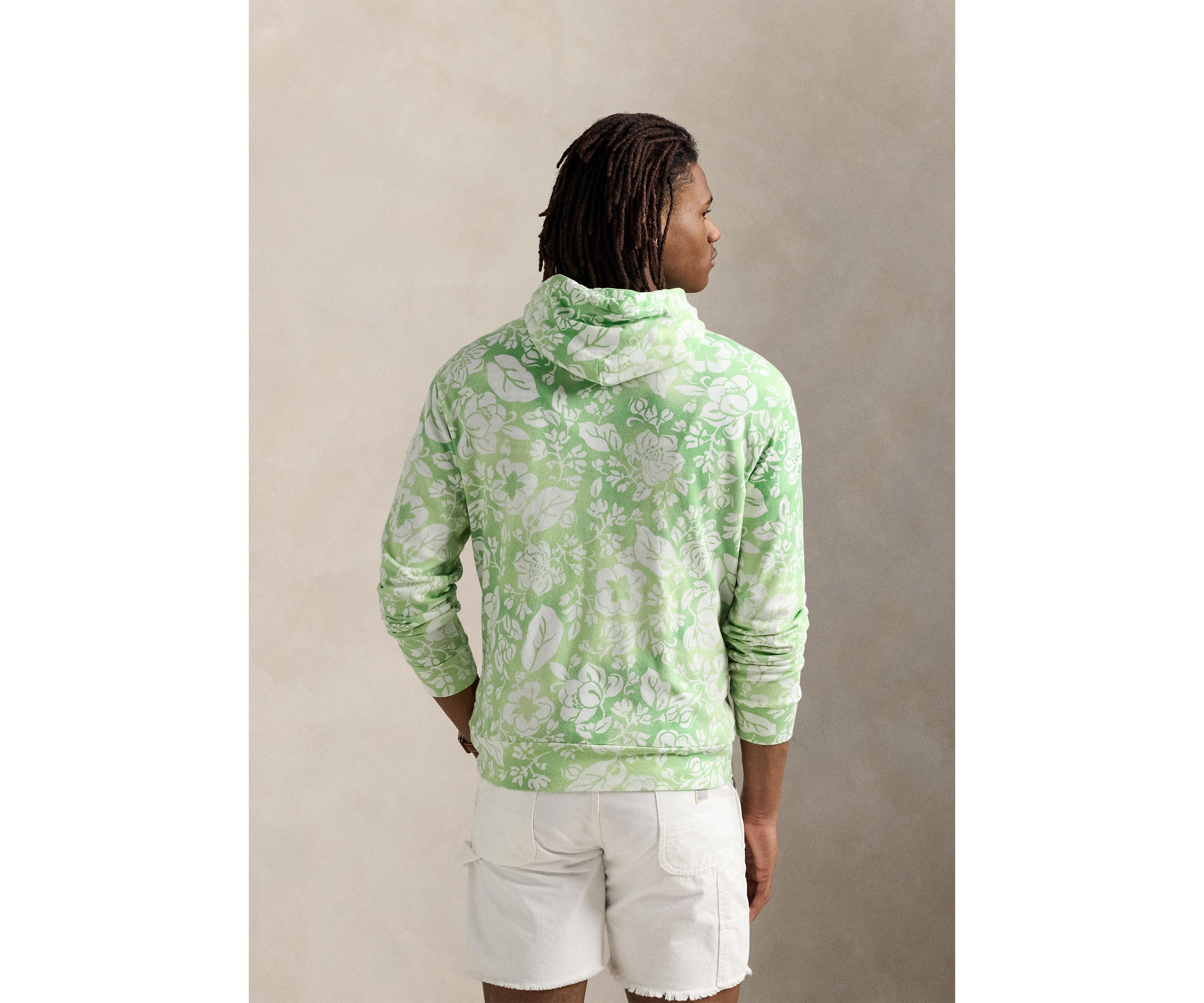 Floral Spa Terry Hoodie