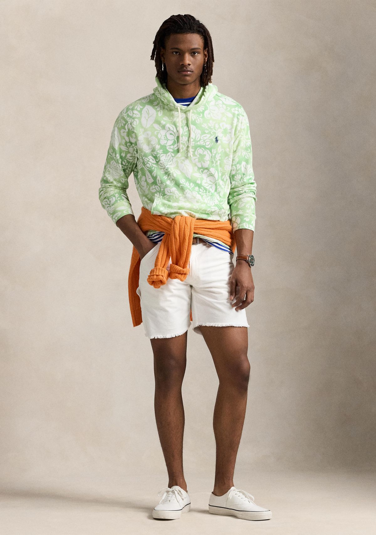 Floral Spa Terry Hoodie