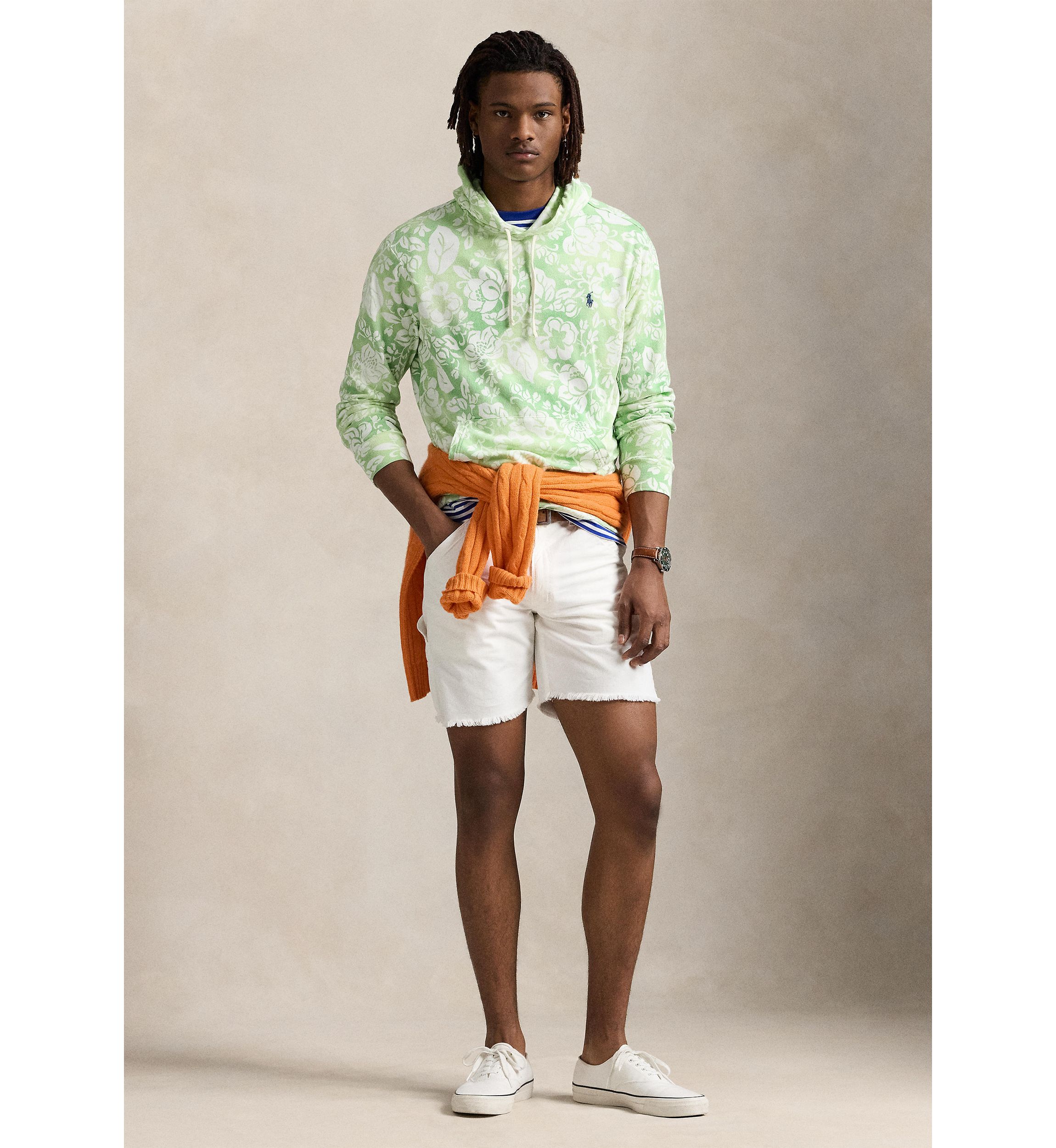 Floral Spa Terry Hoodie