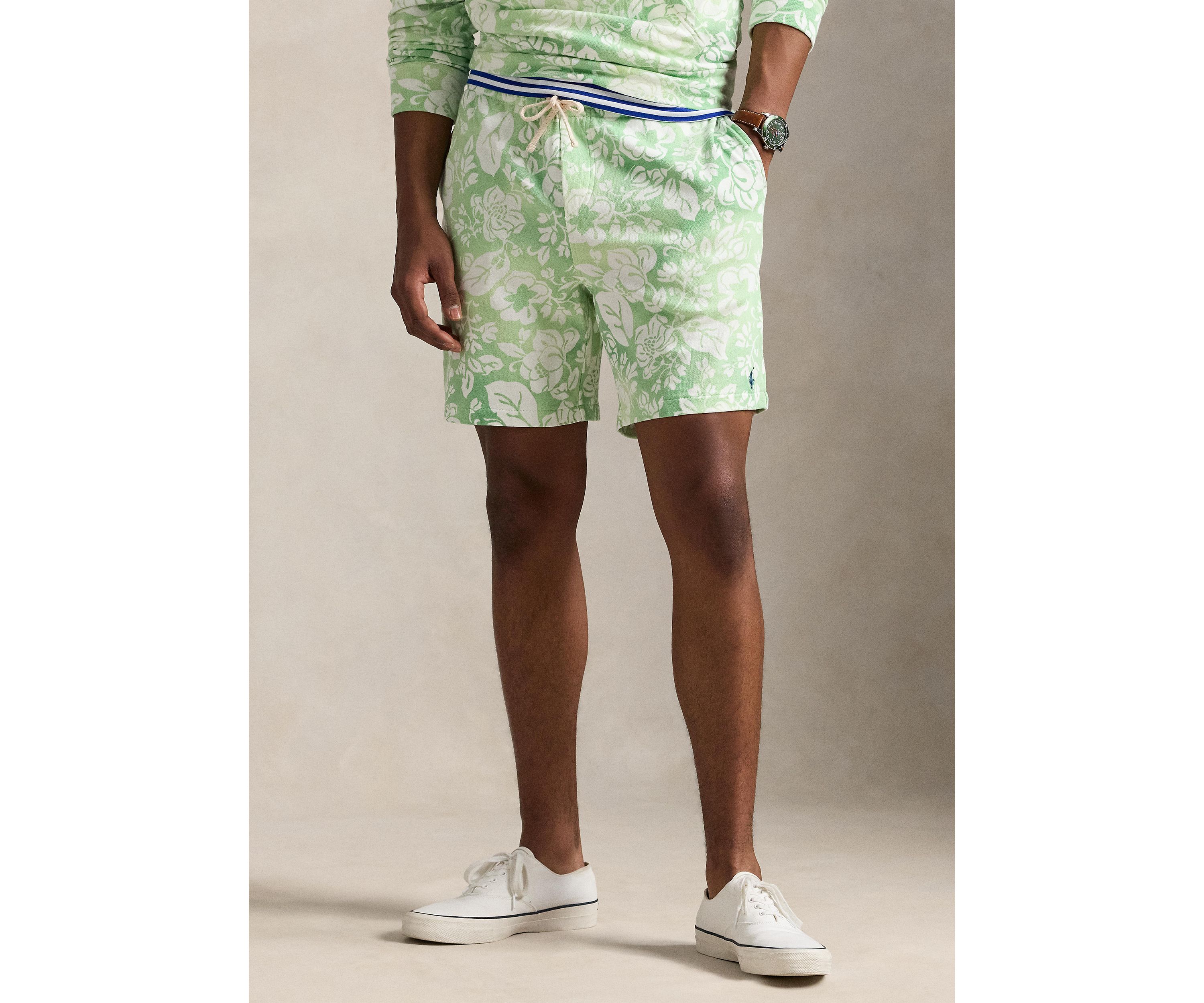 7.5 Floral Spa Terry Shorts