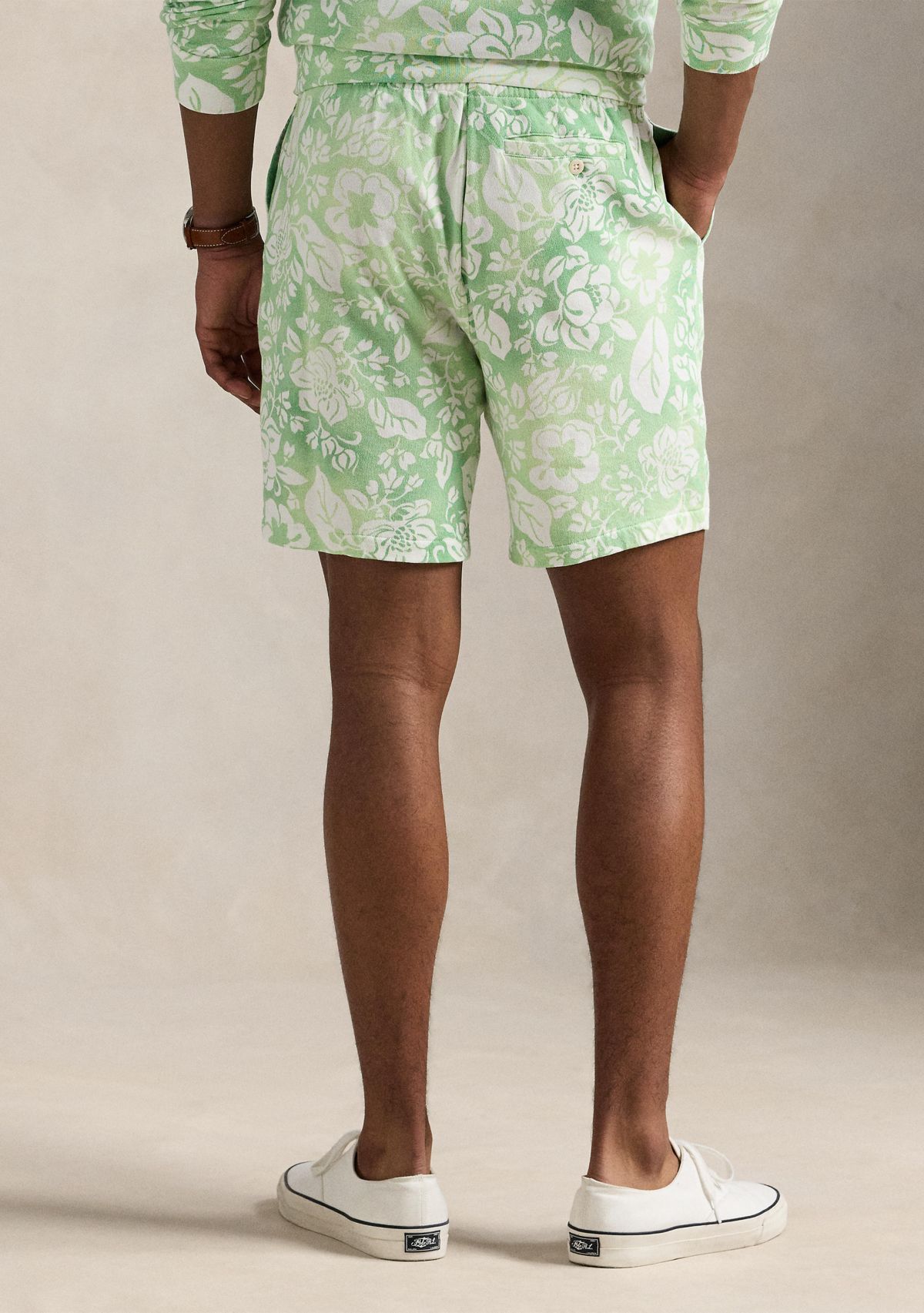 7.5 Floral Spa Terry Shorts