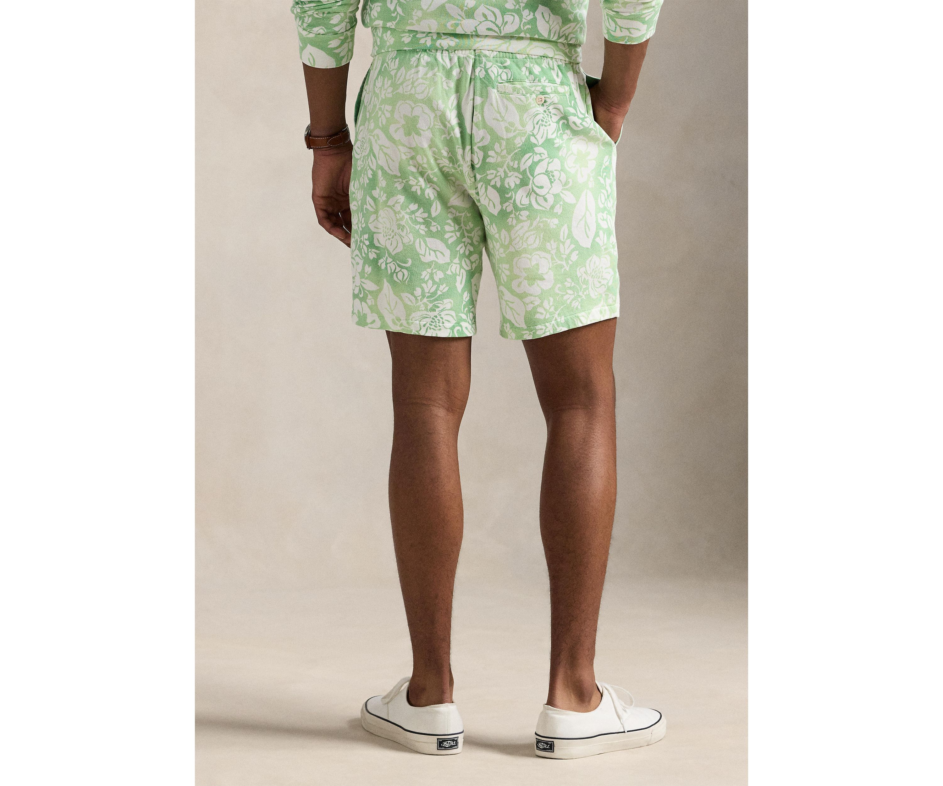 7.5 Floral Spa Terry Shorts