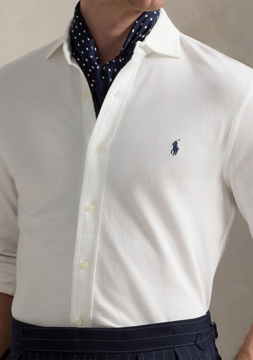 Honeycomb-Knit Shirt