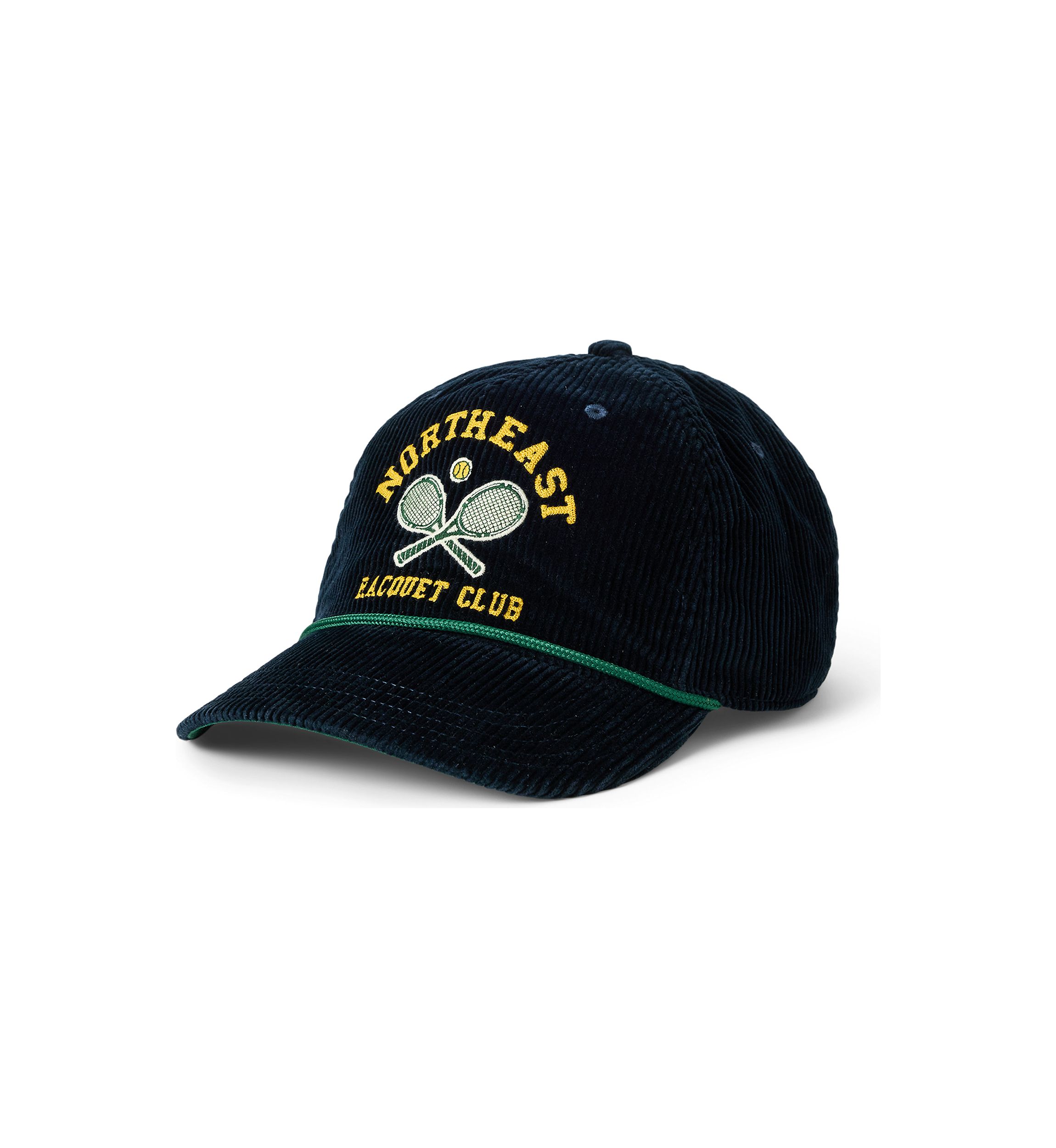 Embroidered Corduroy Cap