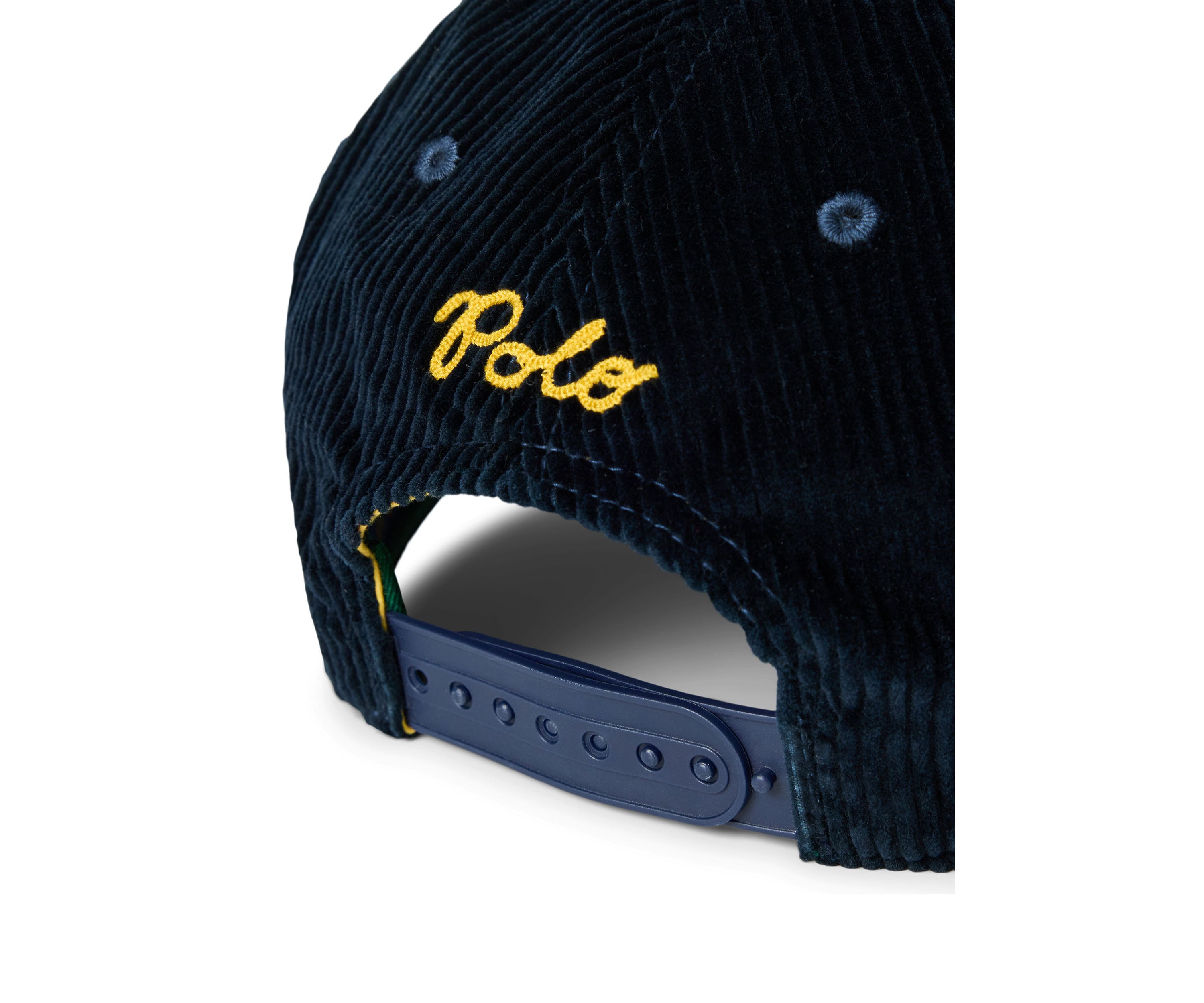 Embroidered Corduroy Cap