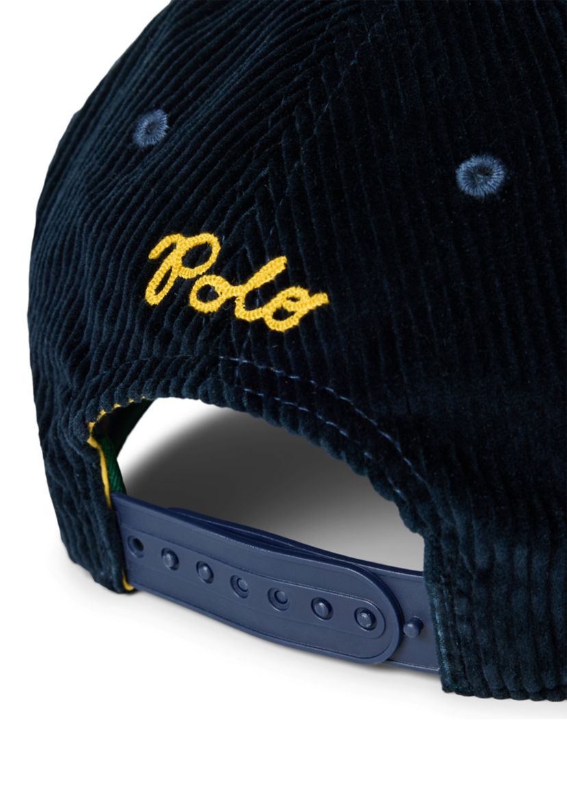 Embroidered Corduroy Cap