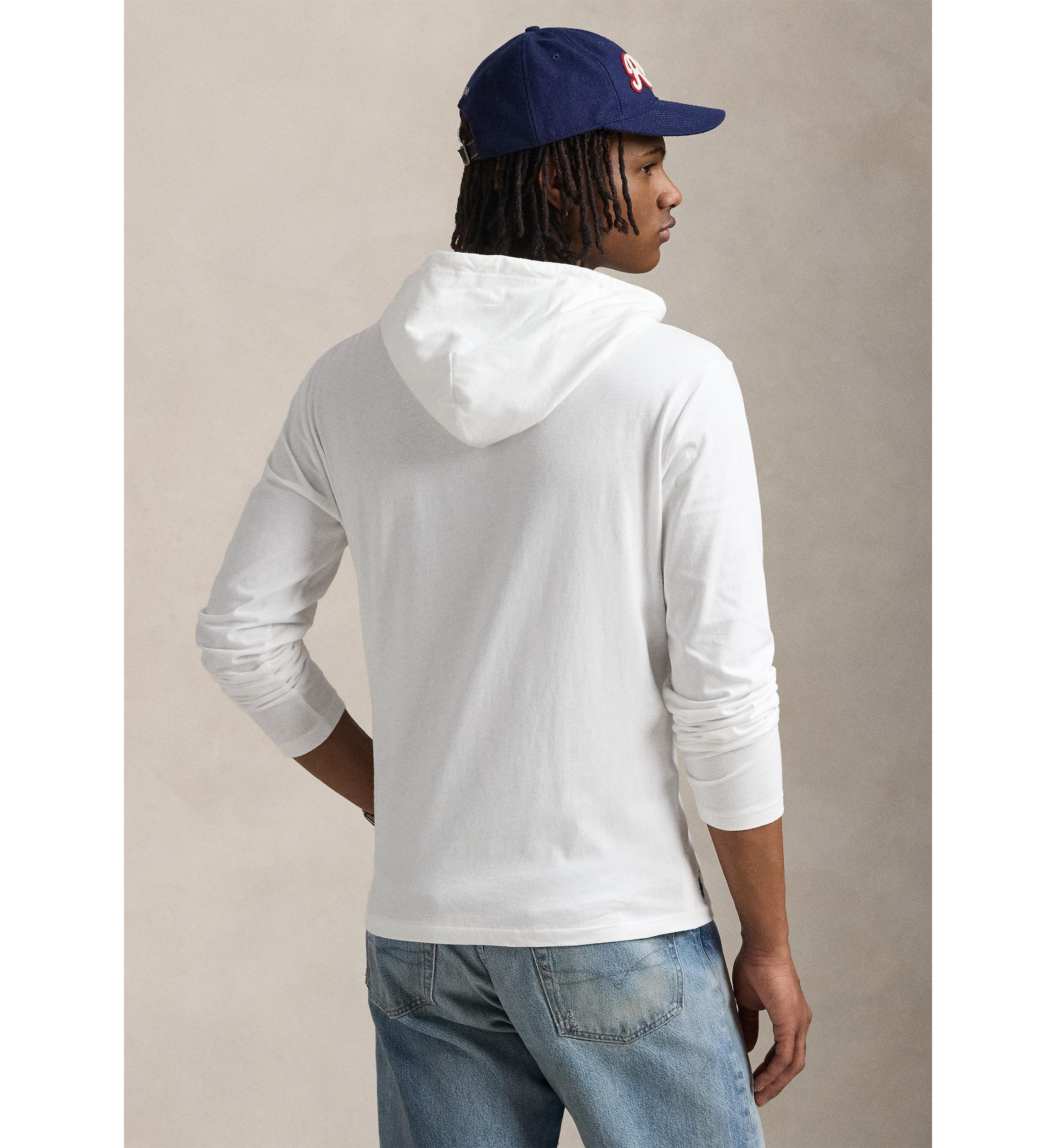 Logo Jersey Hooded T-Shirt