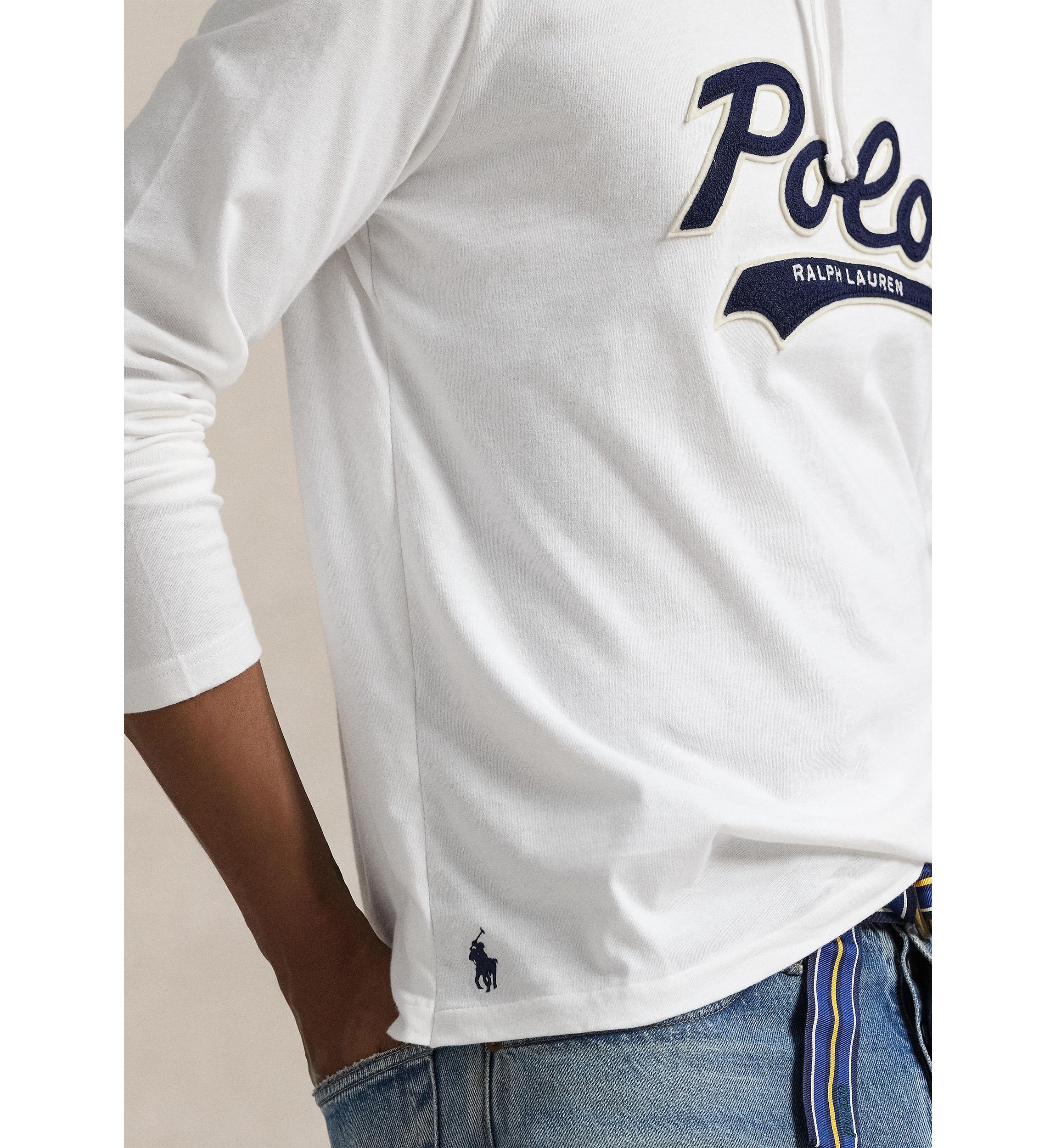 Logo Jersey Hooded T-Shirt
