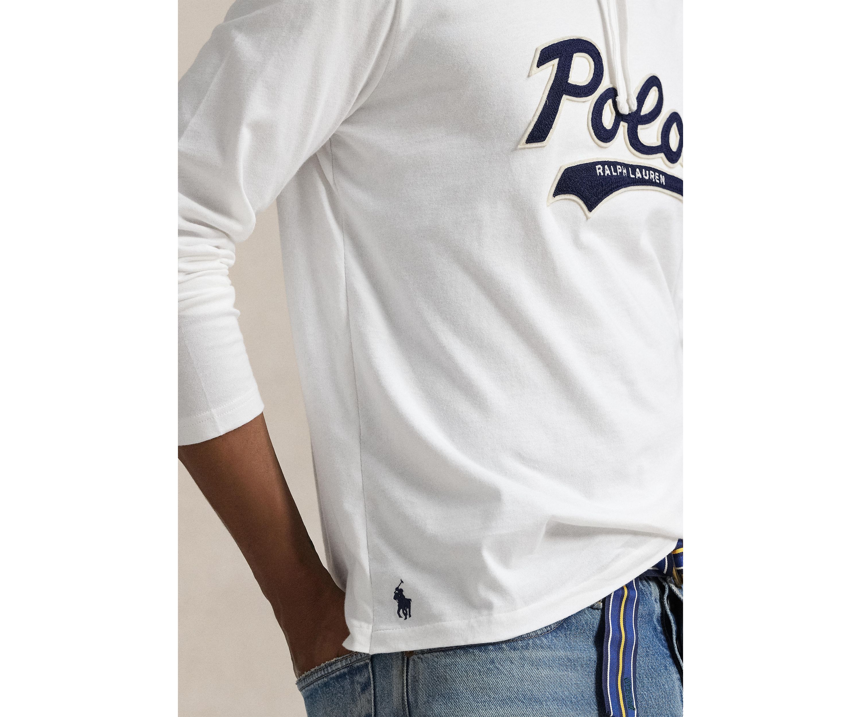Logo Jersey Hooded T-Shirt