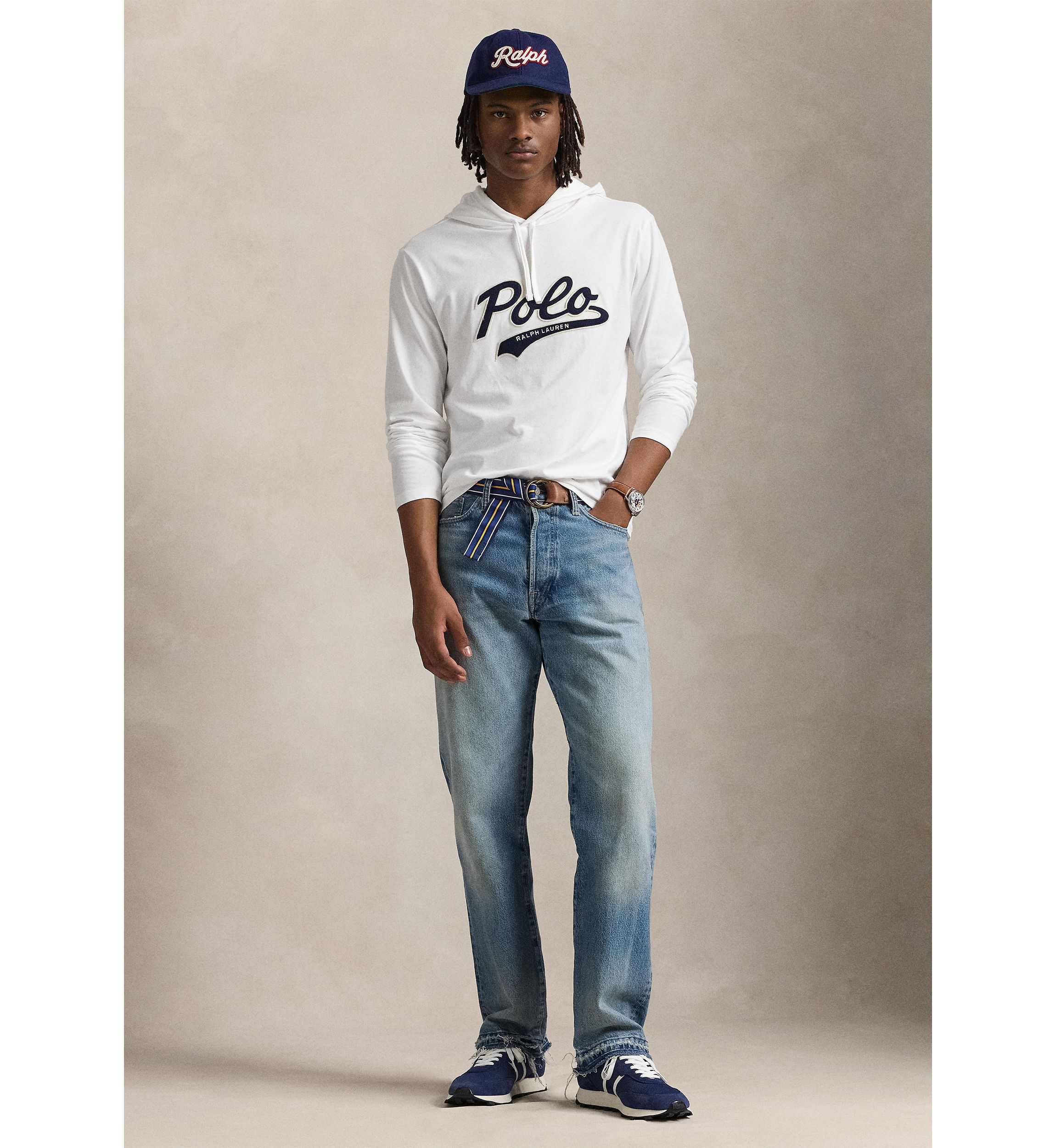 Logo Jersey Hooded T-Shirt