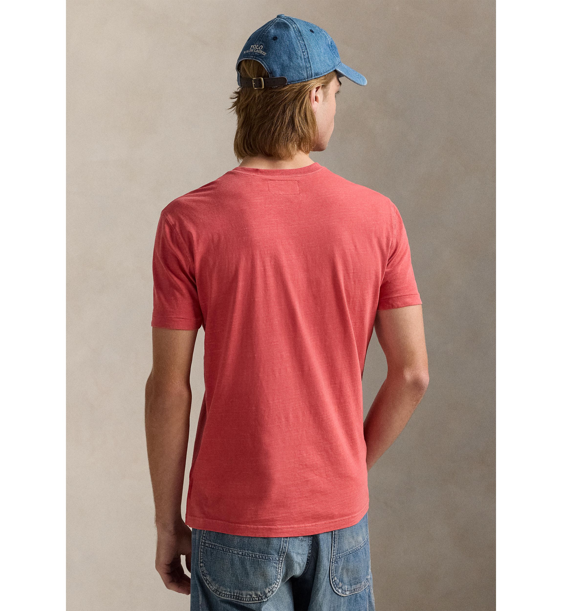 Slub Jersey Short-Sleeve Henley Shirt