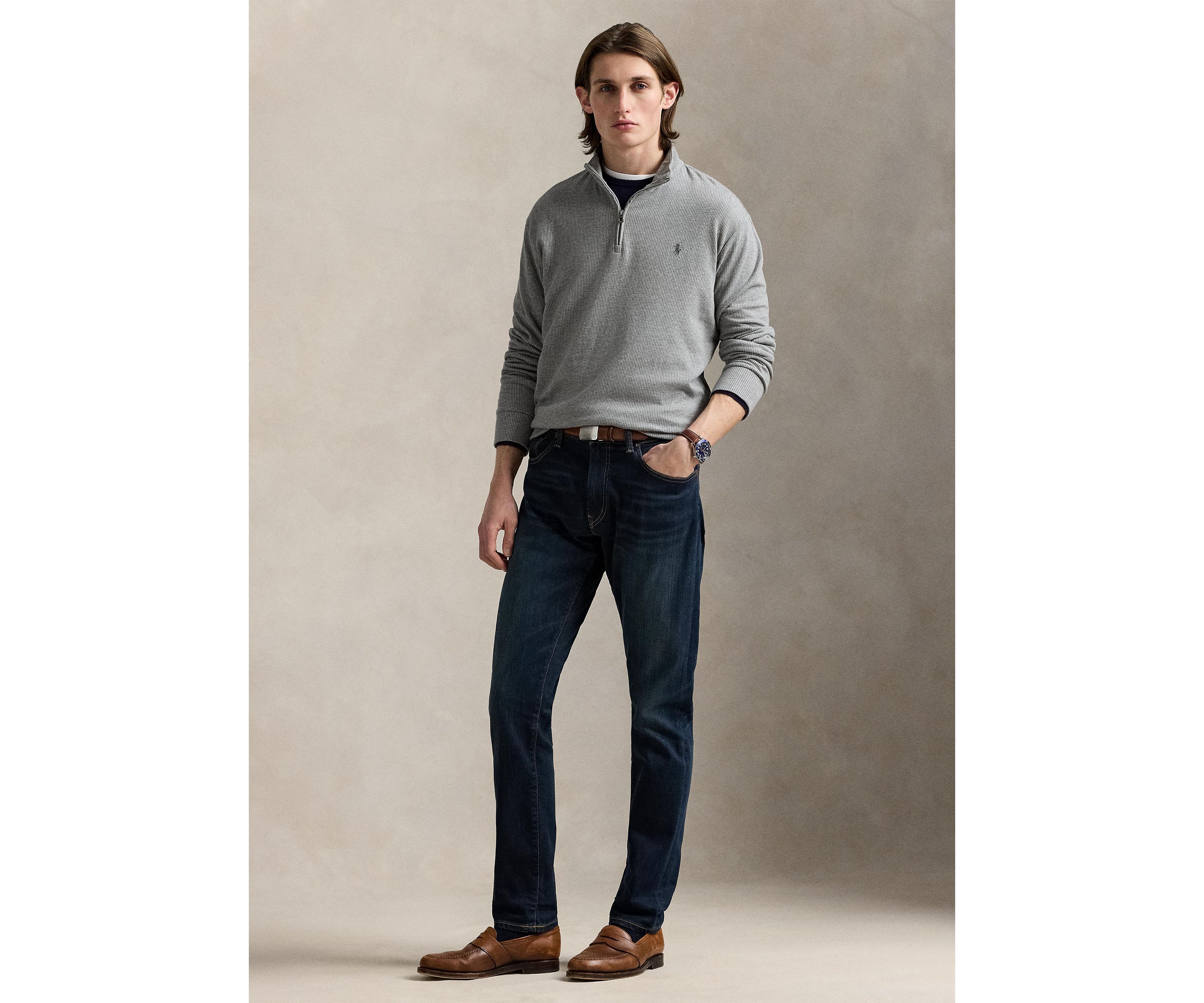 Luxury Jersey Houndstooth Pullover