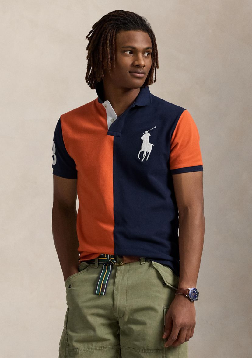 Classic Fit Big Pony Mesh Polo Shirt