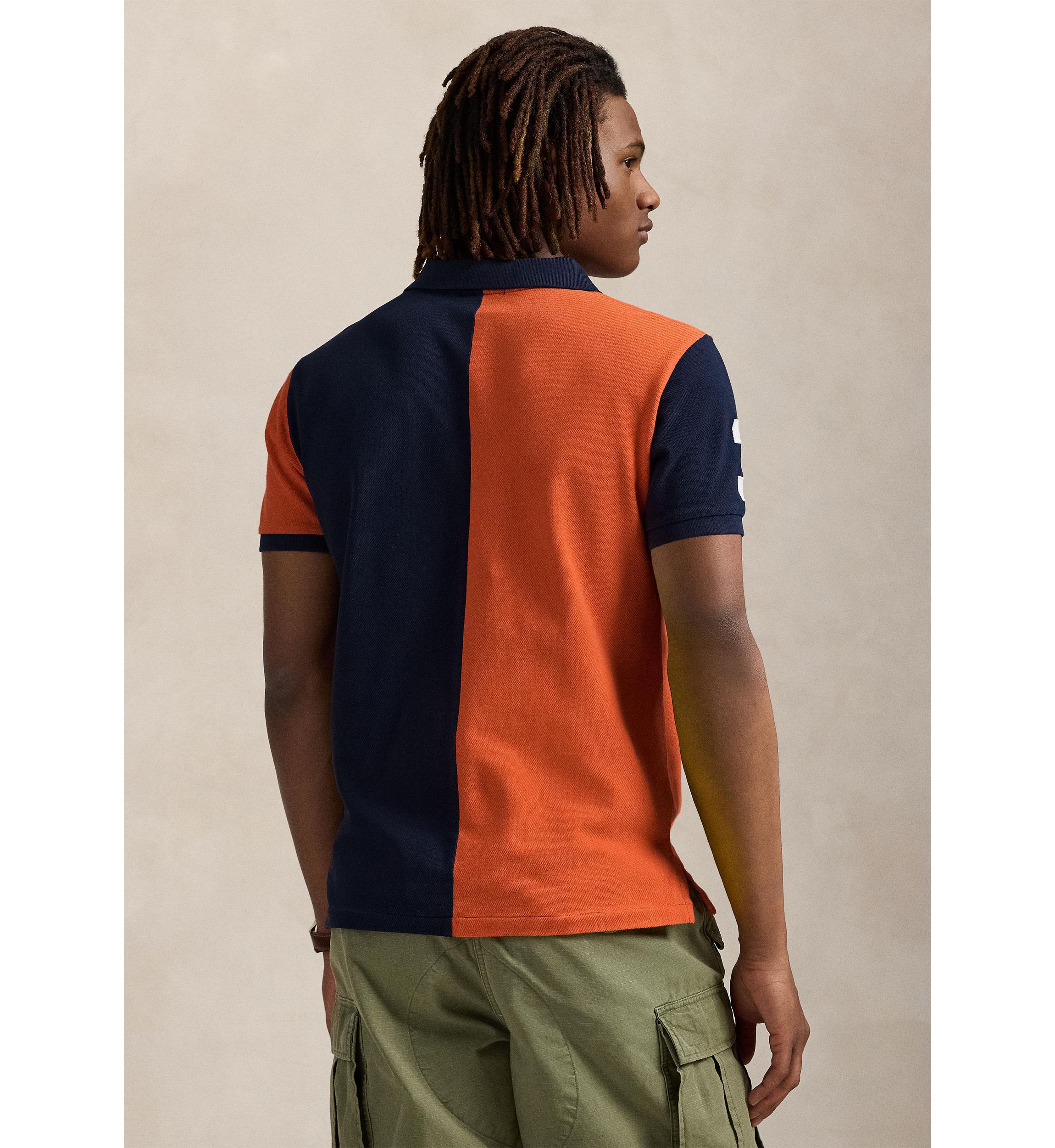 Classic Fit Big Pony Mesh Polo Shirt