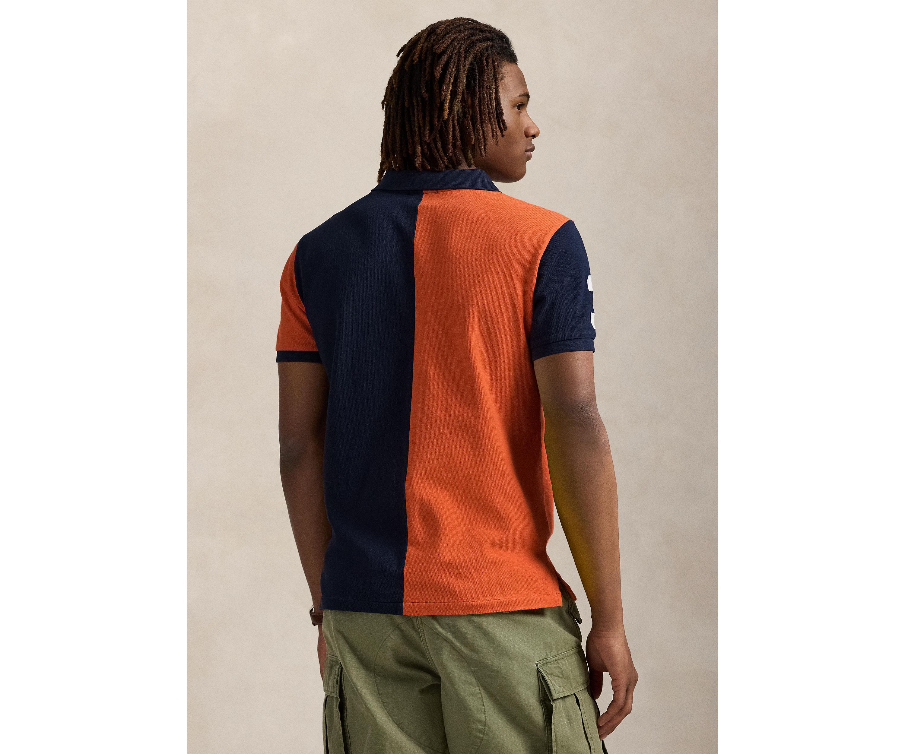 Classic Fit Big Pony Mesh Polo Shirt