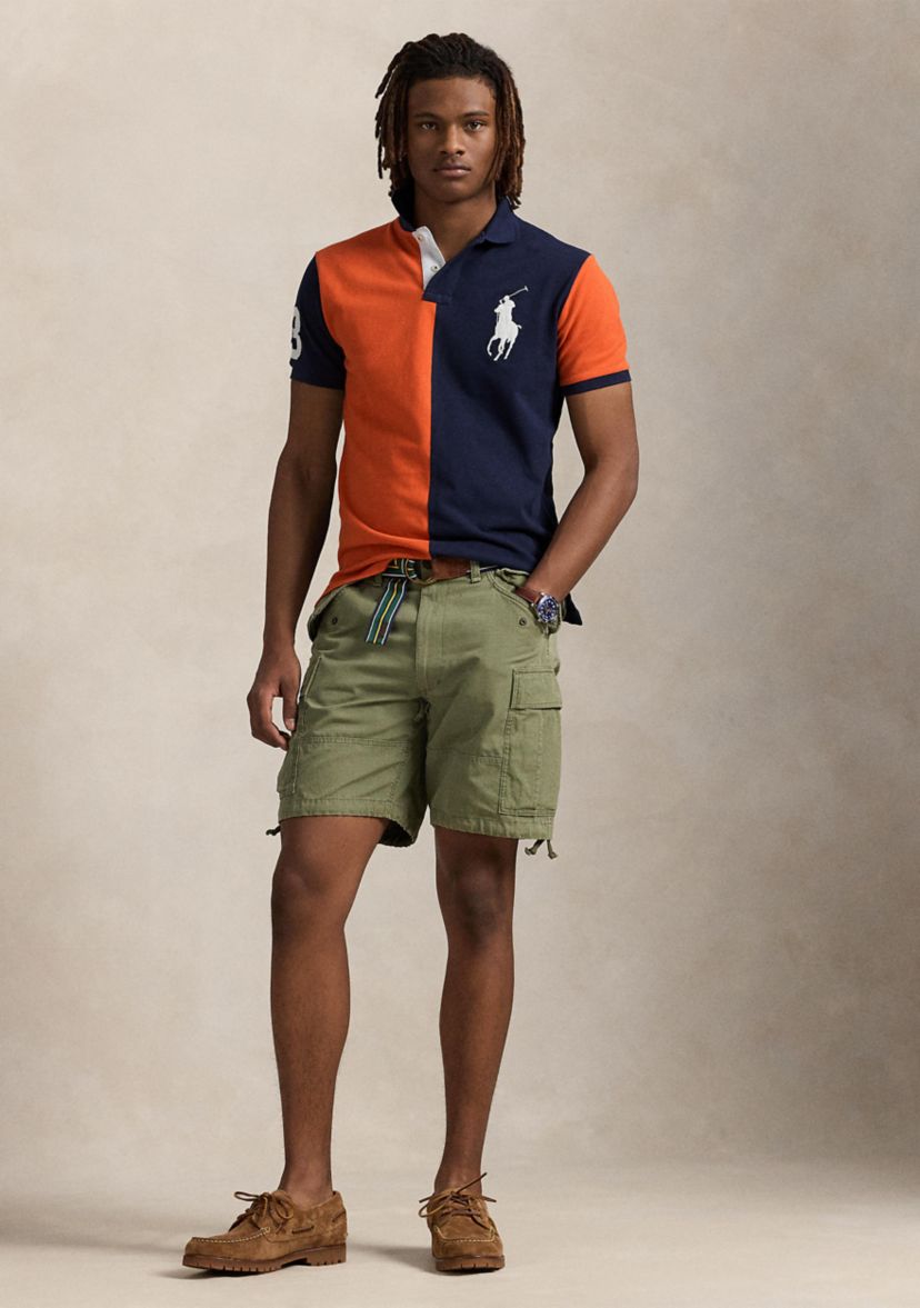 Classic Fit Big Pony Mesh Polo Shirt