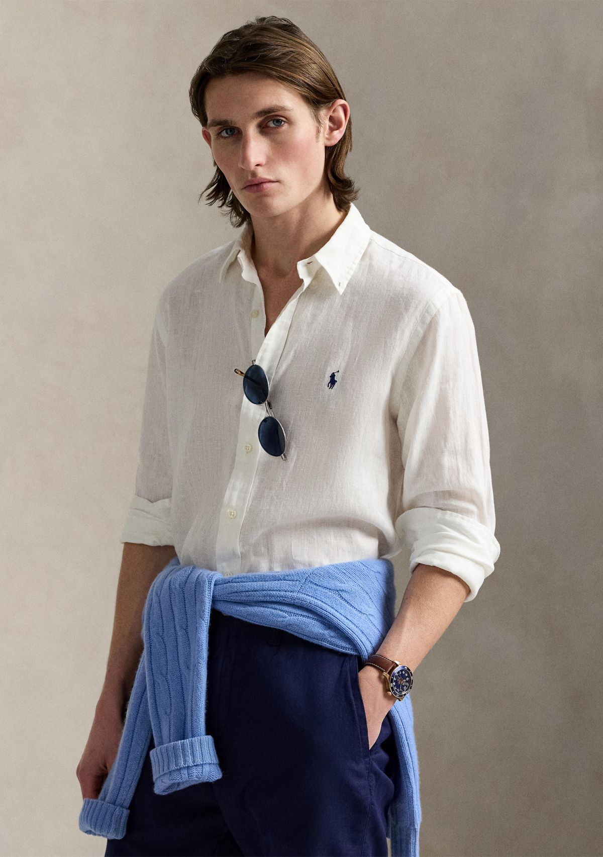 Classic Fit Linen Shirt