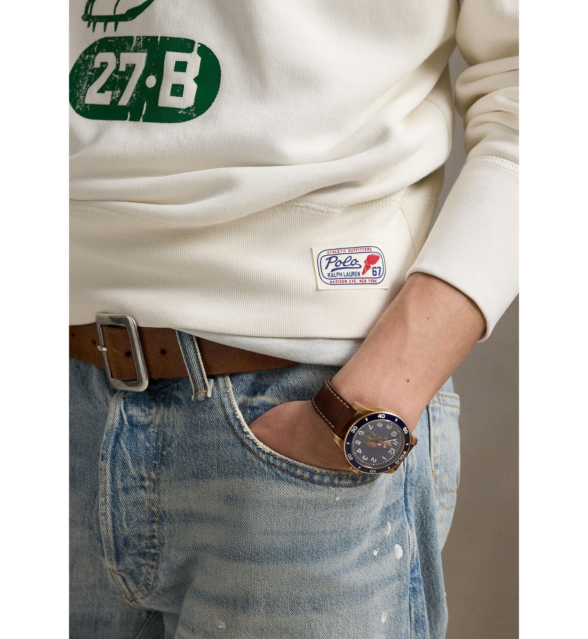 Vintage Fit Logo Fleece Sweatshirt