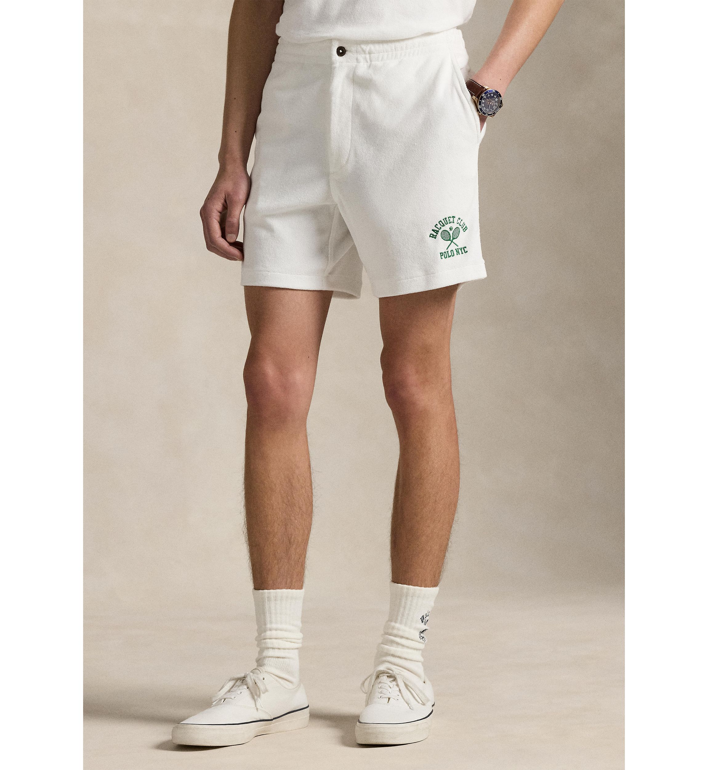 6 Polo Prepster Terry Graphic Shorts