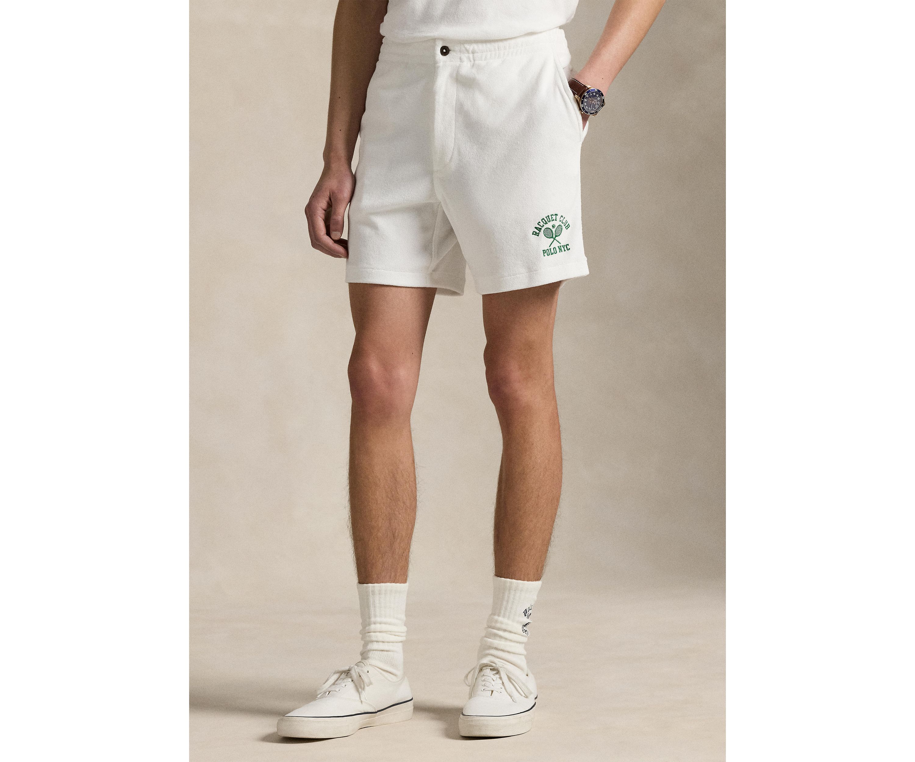 6 Polo Prepster Terry Graphic Shorts